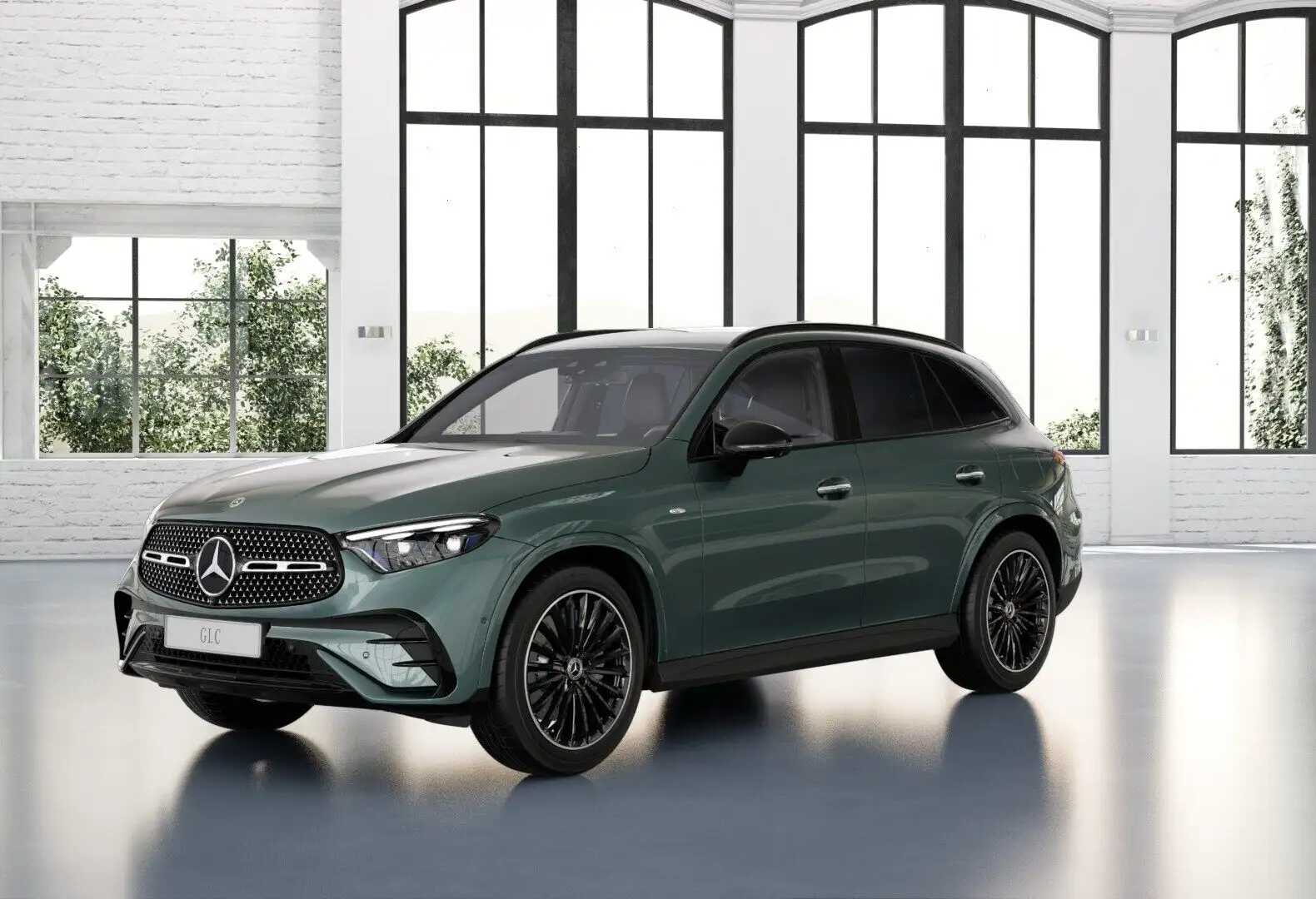 Mercedes-Benz GLC 300 de 4MATIC mit EQ Hybrid Technologie Österr Silber - 2
