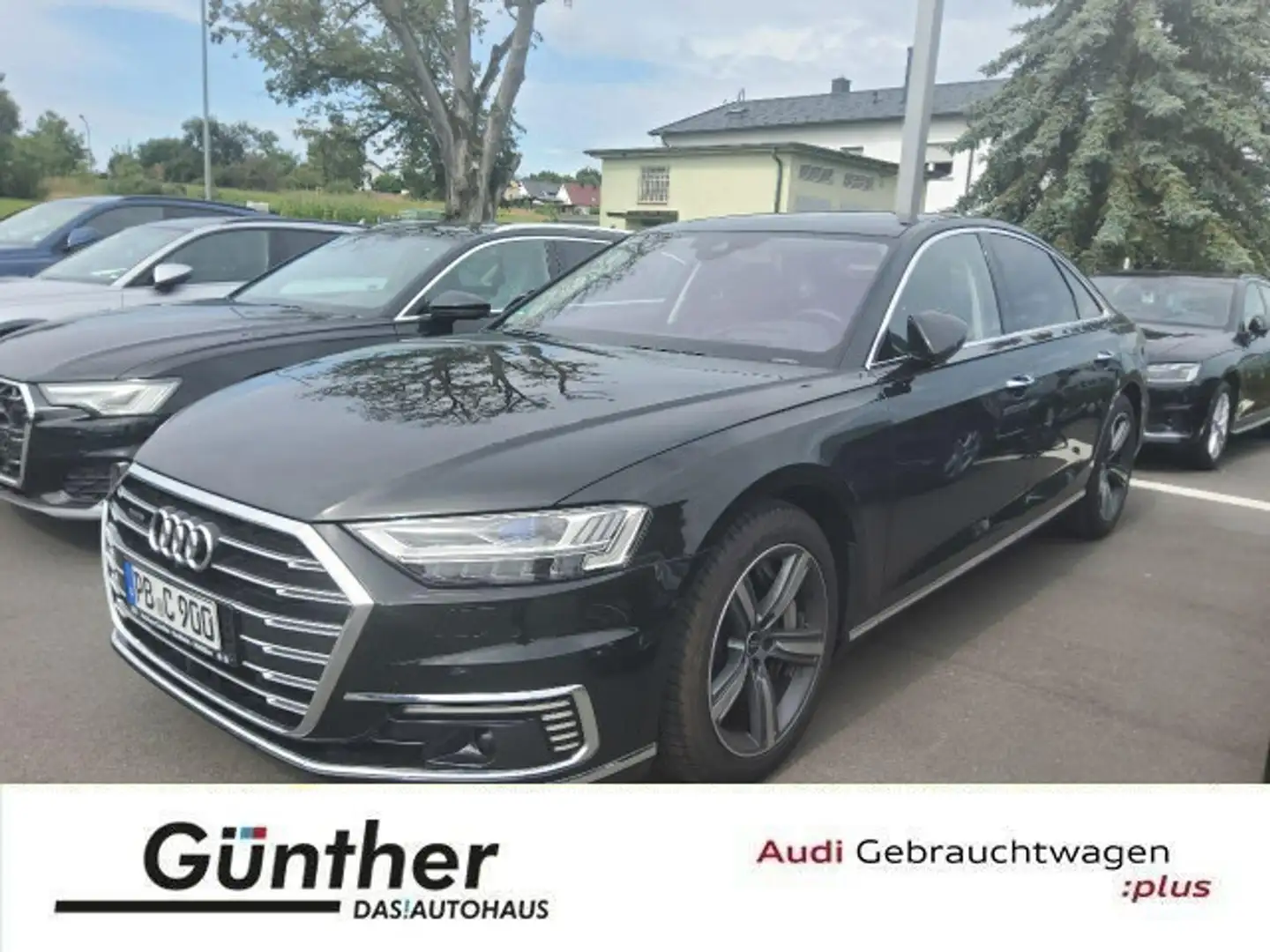 Audi A8 60 TFSIe+PANORAMADACH+LASERLICHT+B&O+HEAD UP+ Noir - 1
