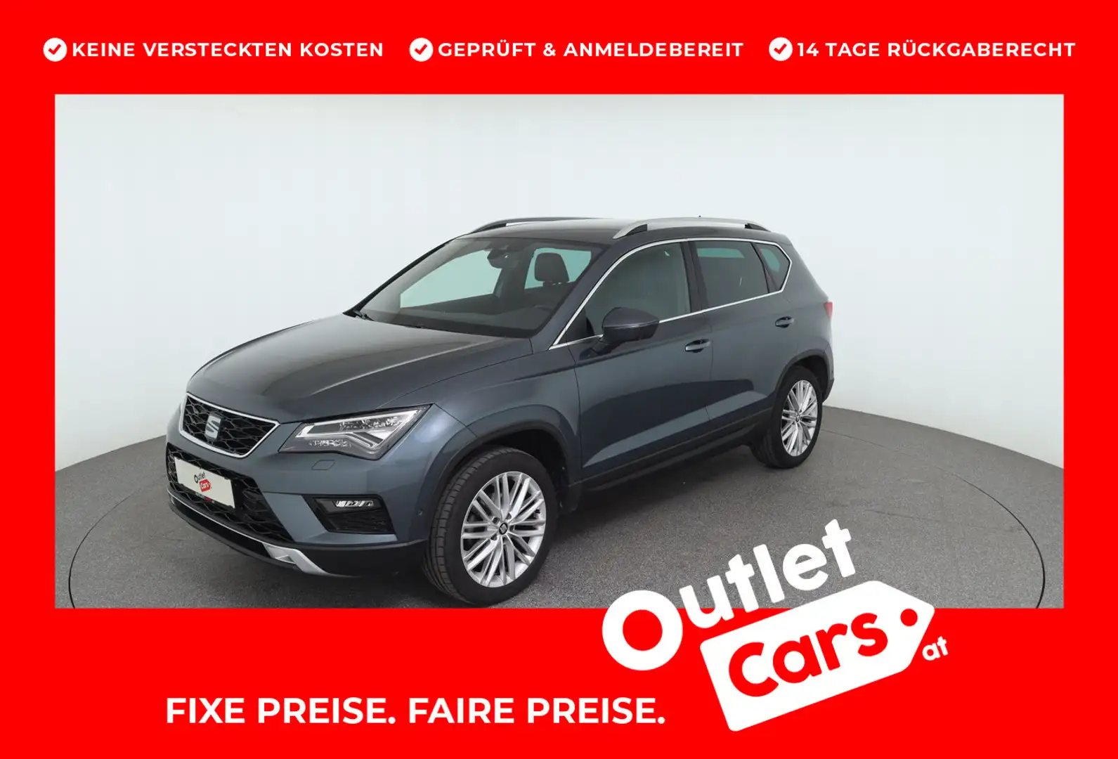 SEAT Ateca Xcellence 1.5 TSI ACT DSG Grau - 1