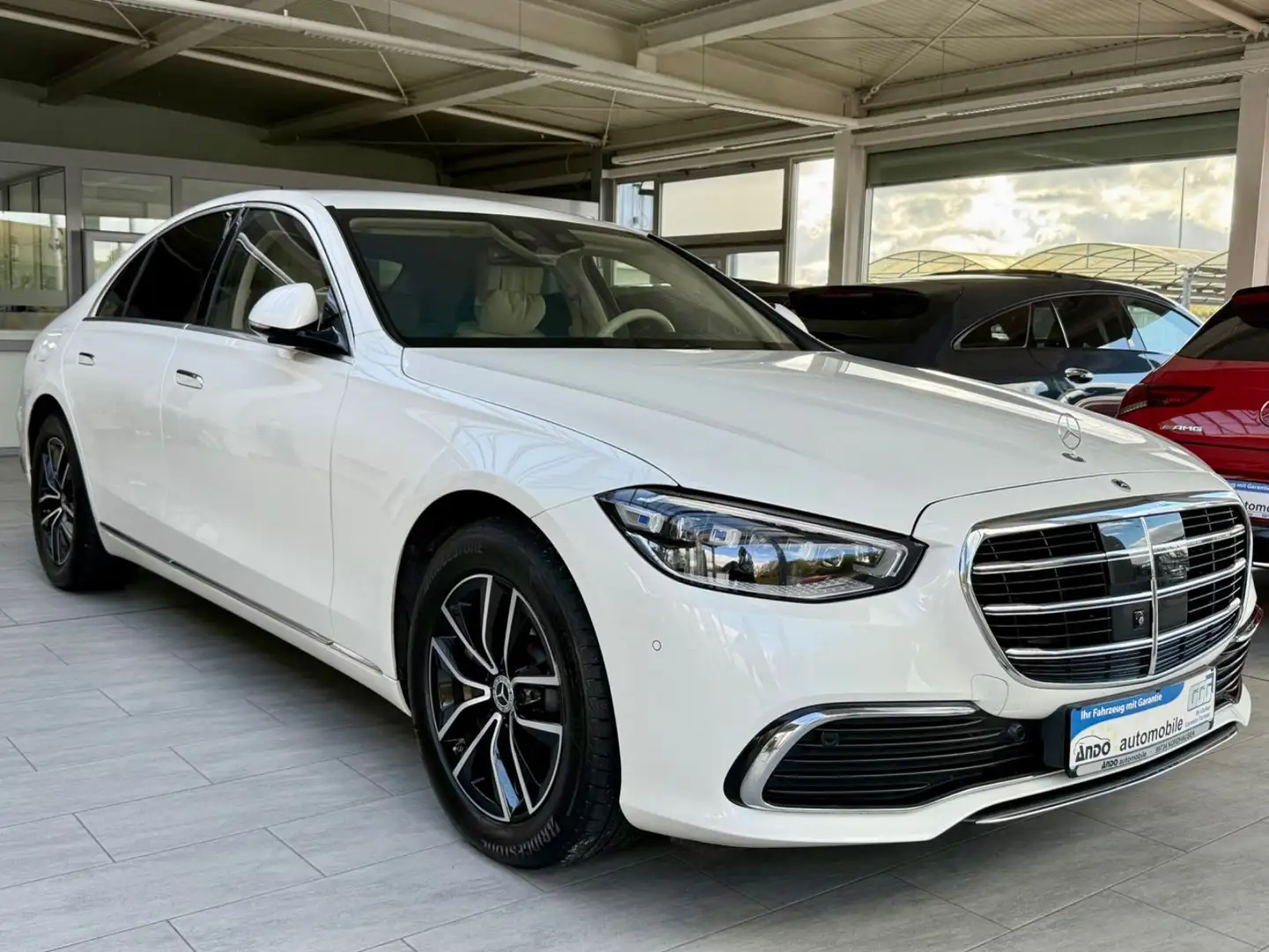 Mercedes-Benz S 400 d Lim. 4M*DIGITAL LIGHT*HINTERACHSLENKUNG* Weiß - 2
