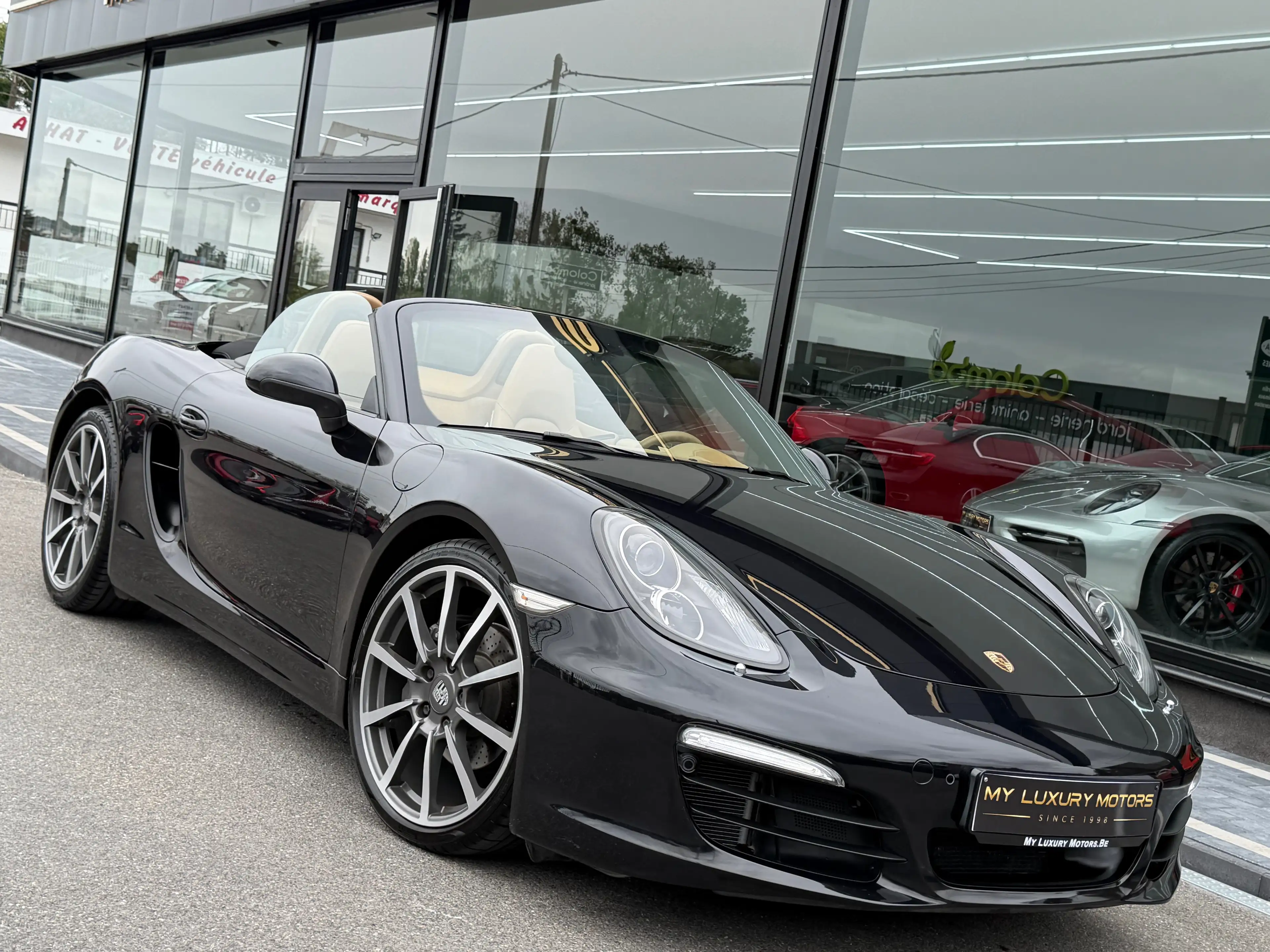 Porsche Boxster 2.7i PDK 265 CV FLAT 6 | PCM | CUIR LUXOR BEIGE | CLIM | XENON | JA 20 | CAMERA AR | — photo 3