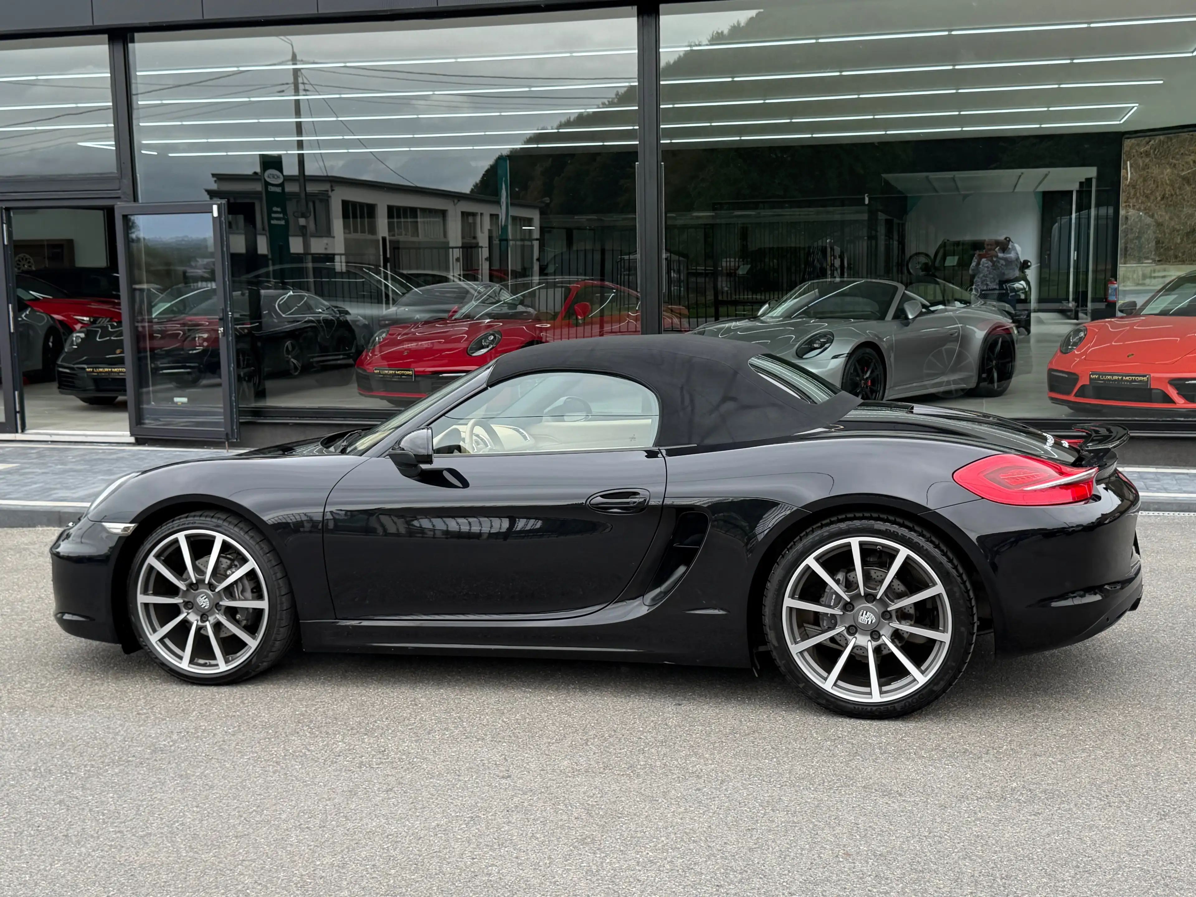 Porsche Boxster 2.7i PDK 265 CV FLAT 6 | PCM | CUIR LUXOR BEIGE | CLIM | XENON | JA 20 | CAMERA AR | — photo 9