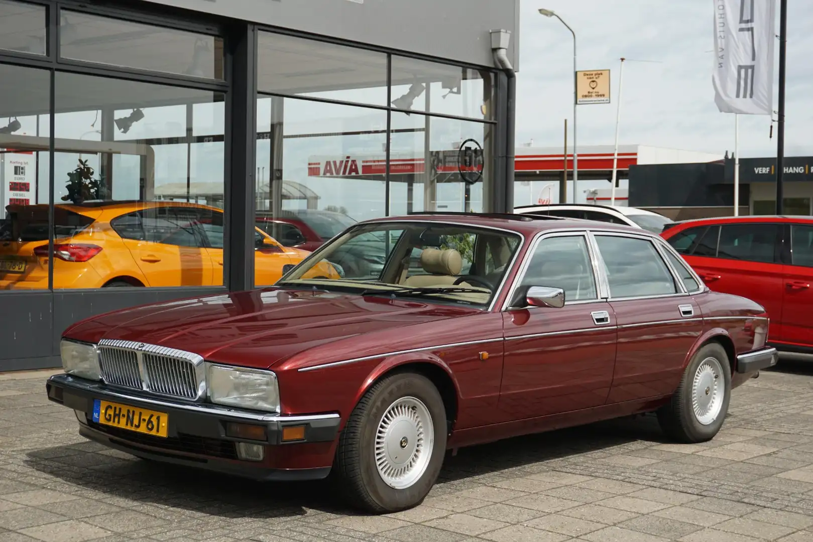 Daimler Double Six 6.0 V12 XJ81 Nederlandse auto Rot - 2