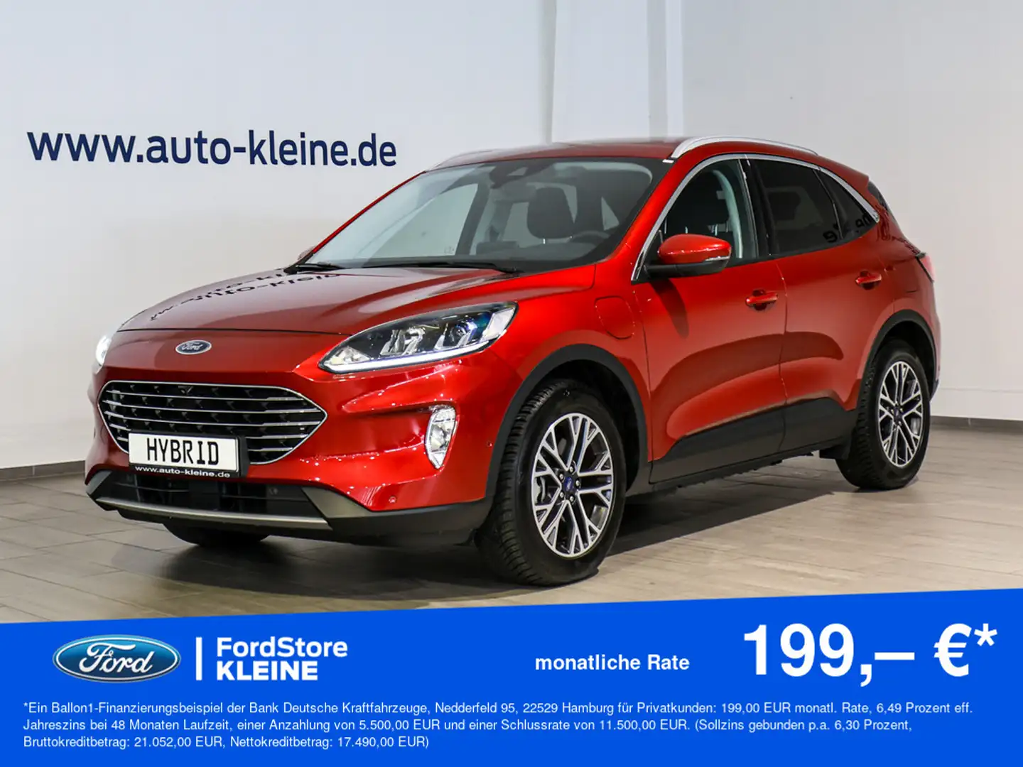 Ford Kuga Titanium 2.5l Plug-in-Hybrid PHEV Rojo - 1