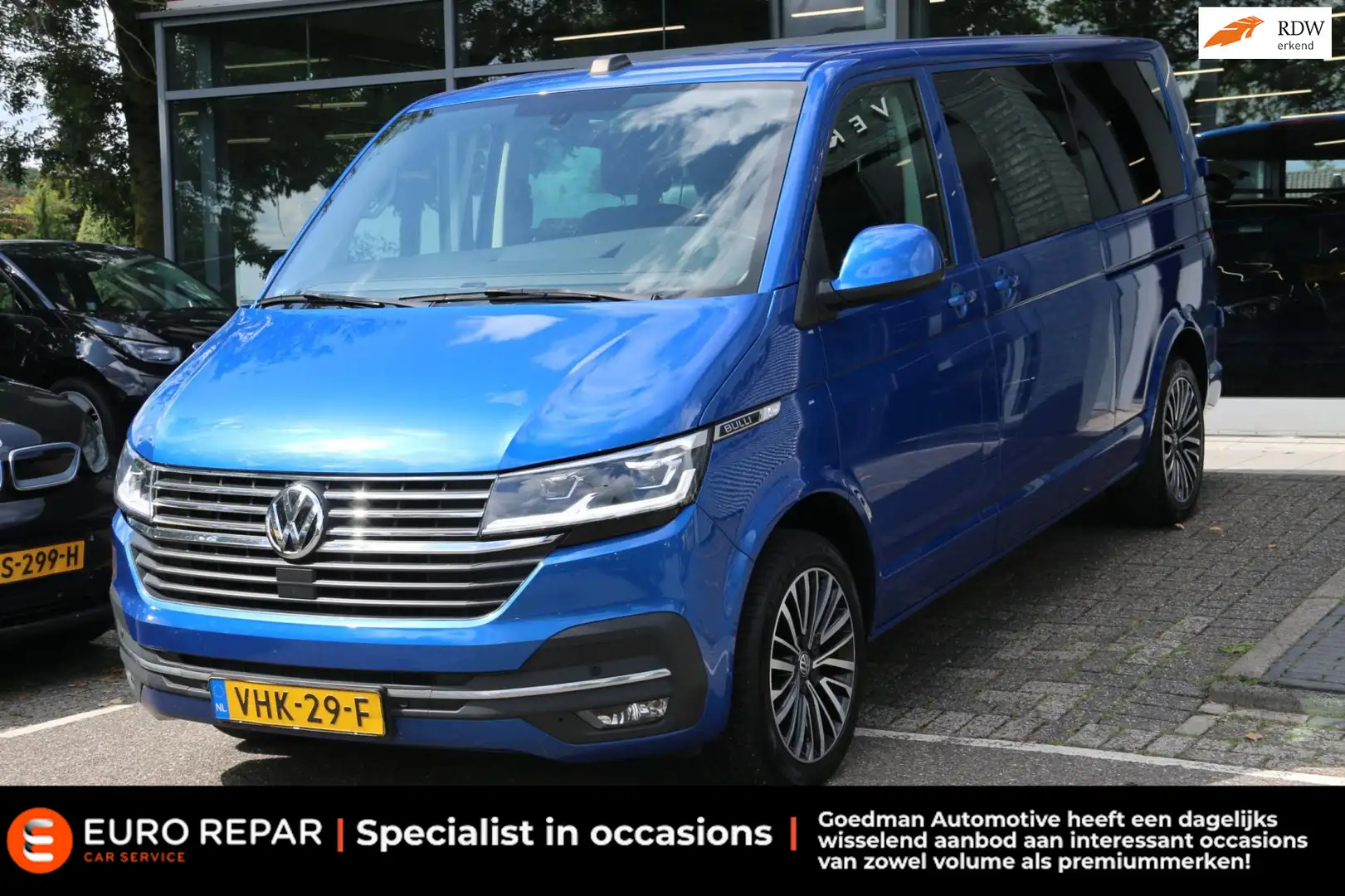 Volkswagen Transporter 2.0 TDI L2H1 30 DC NIEUW MODEL AUTOMAAT! Blauw - 1