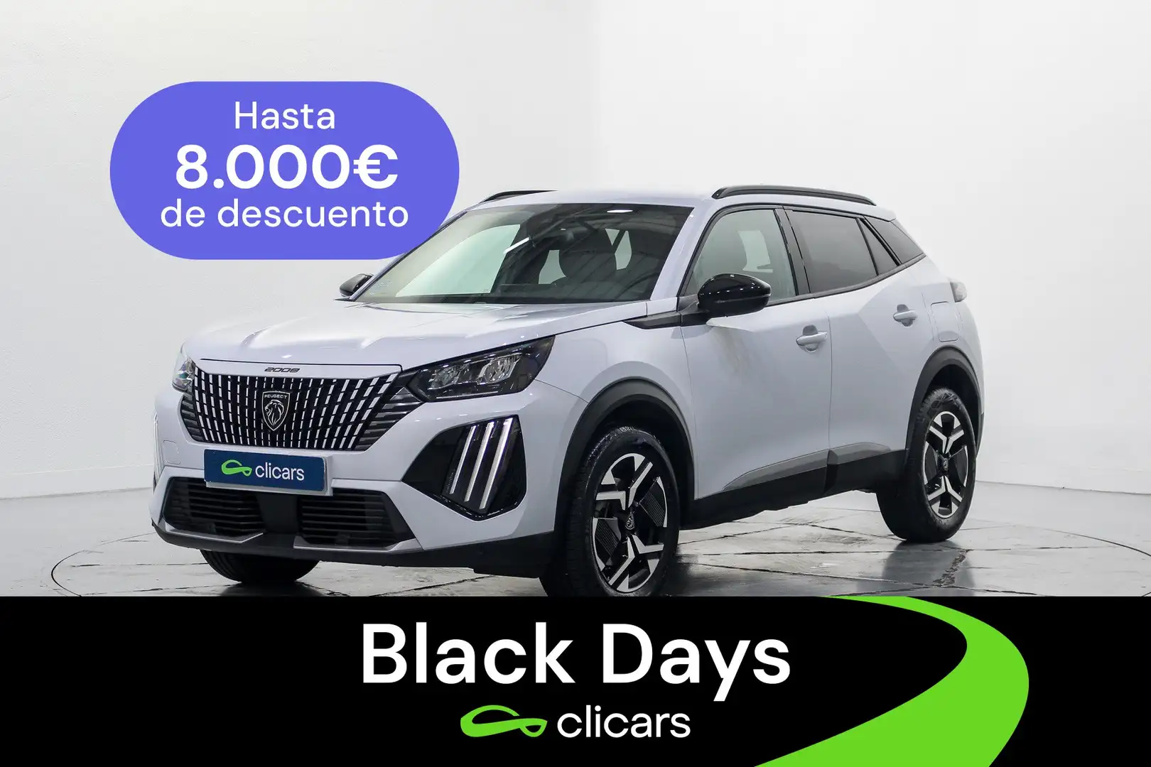 Peugeot 2008 Hybrid 136 Style eDCS6 Blanc - 1