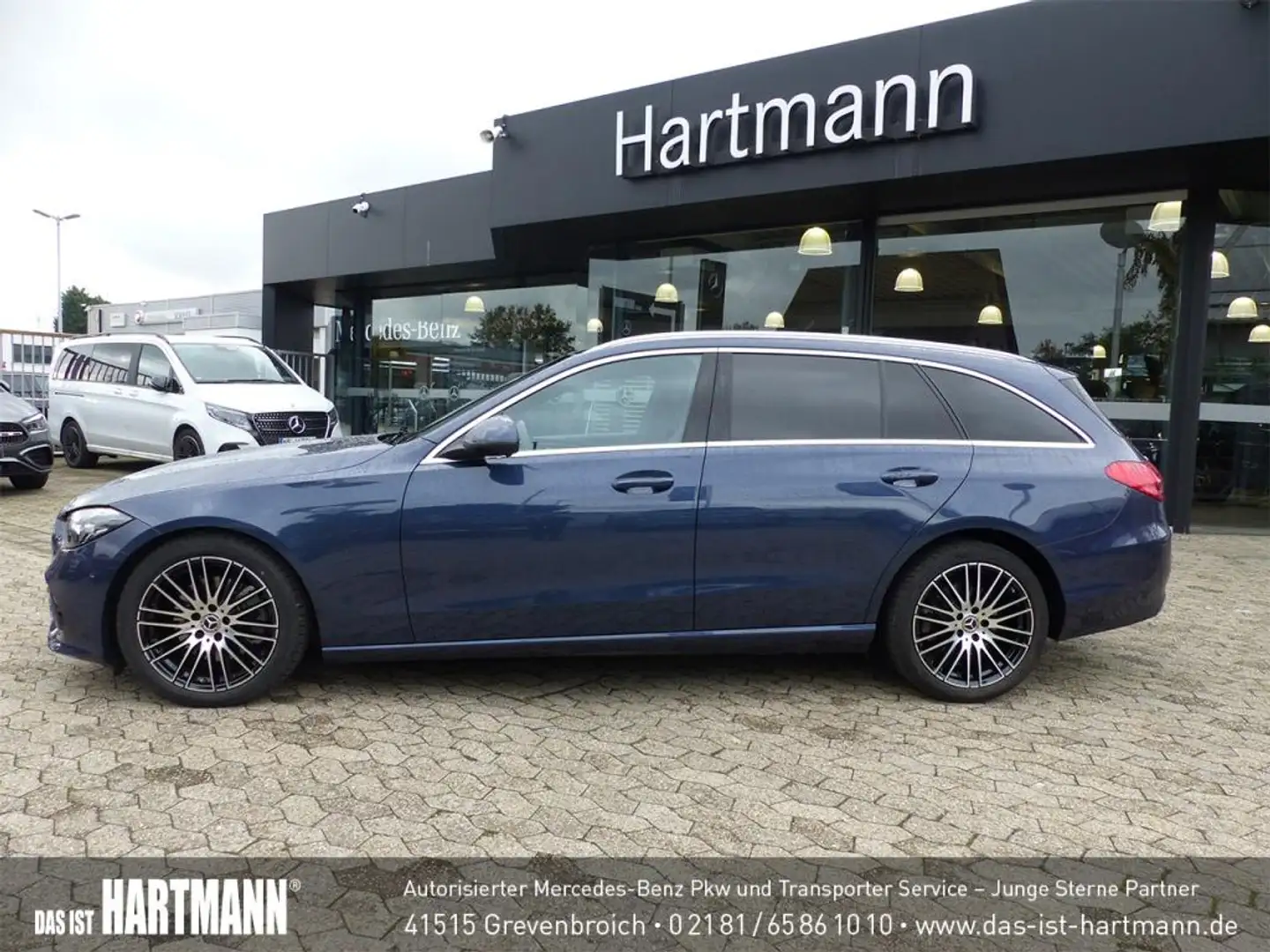 Mercedes-Benz C 200 d T AVANTGARDE+MEMORY+R.KAM+AMBIENTE+TOTWIN Blu/Azzurro - 2