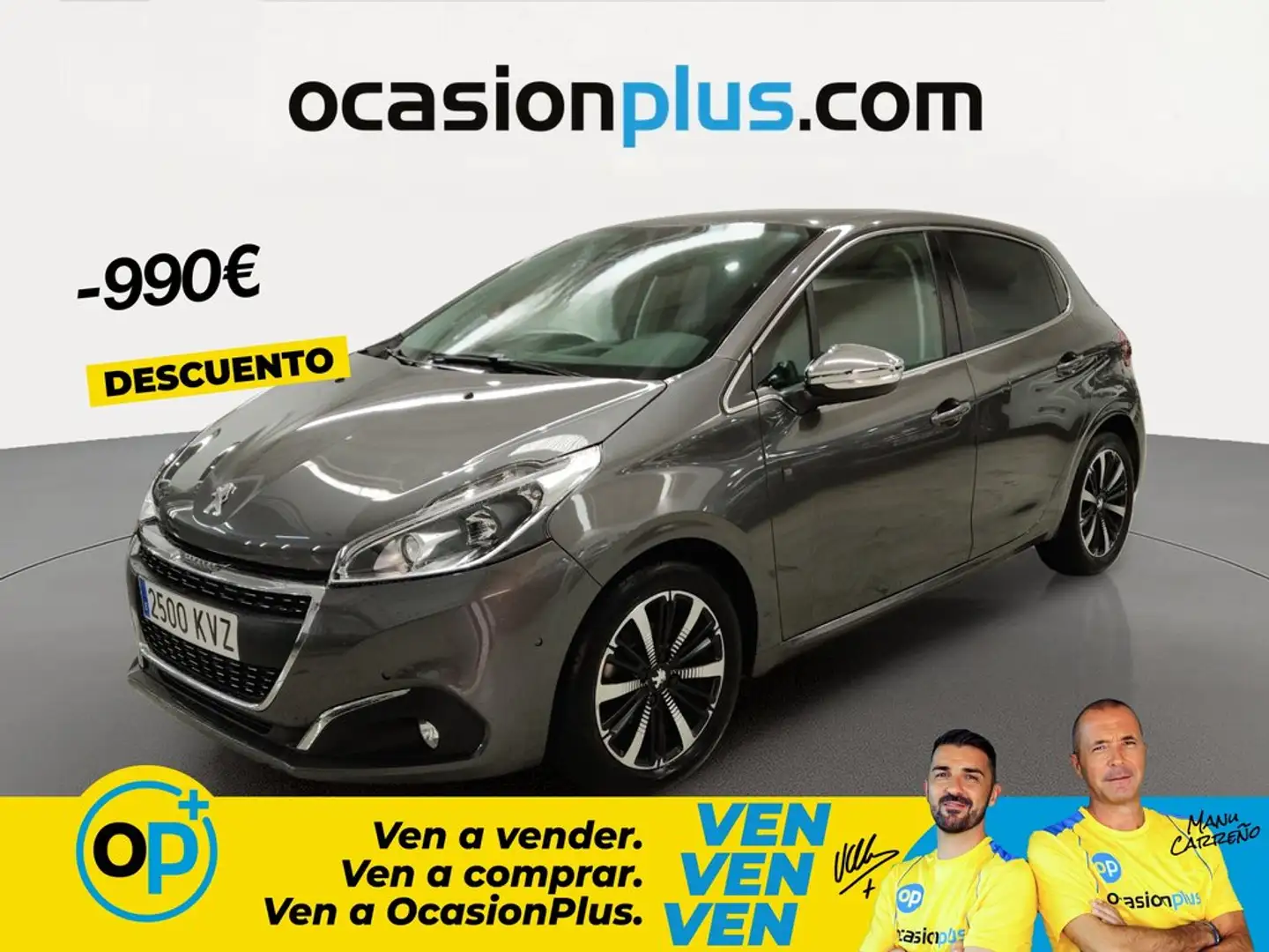 Peugeot 208 1.2 PureTech S&S Tech Edition EAT6 110 Euro 6.2 Gris - 1
