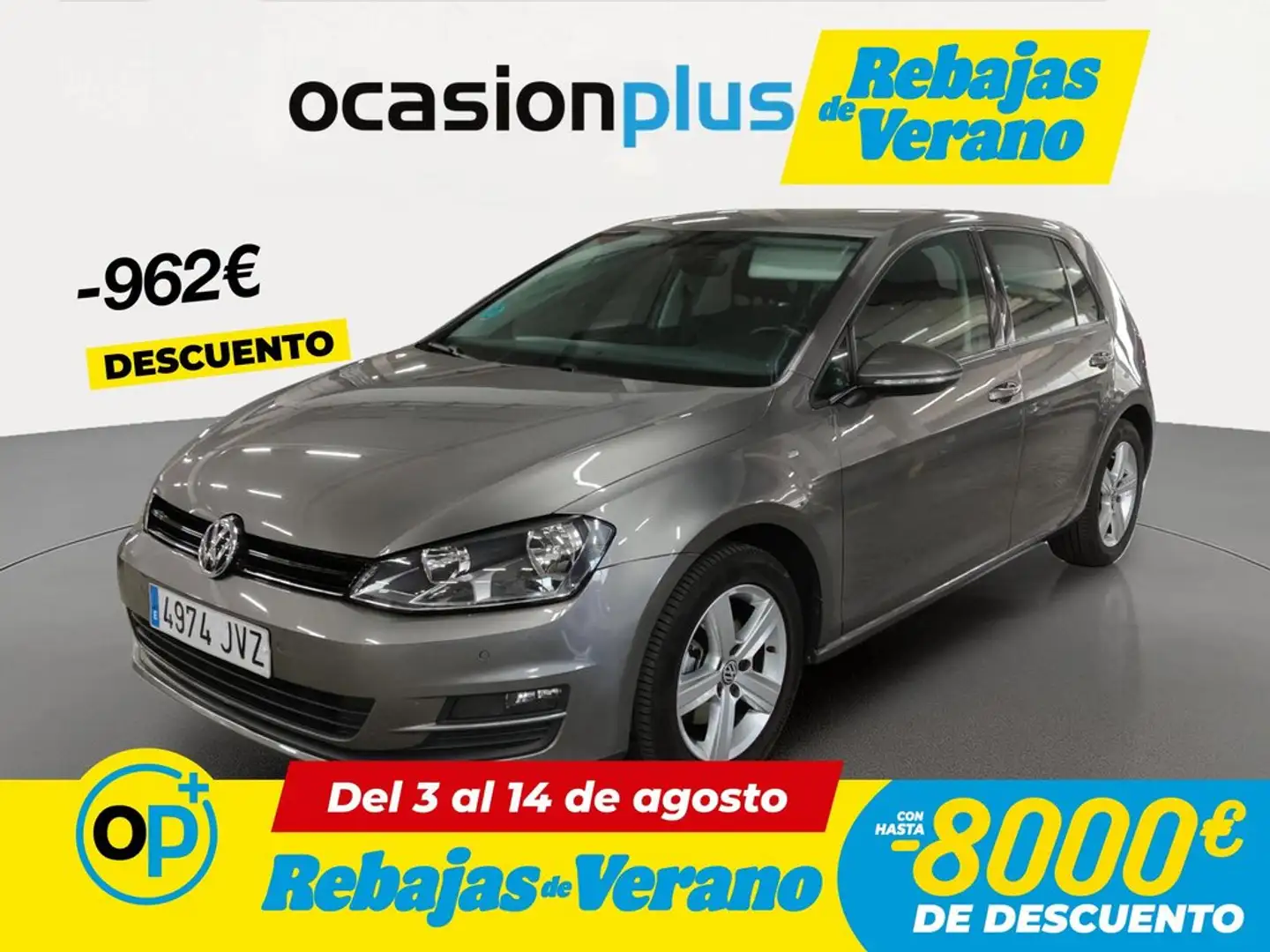 Volkswagen Golf 1.4 TSI BMT Advance 125 Gris - 1