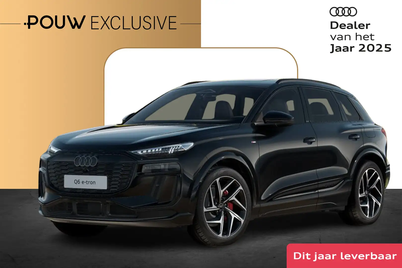Audi Q6 e-tron 306pk S Edition performance 100 kWh | Panoramadak Zwart - 1
