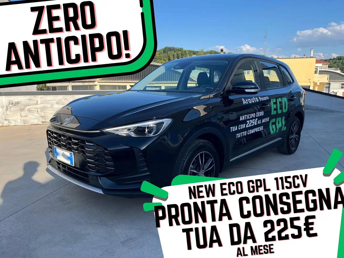 MG ZS 115CV eco-GPL ZERO ANTICIPO 225€ AL MESE Zwart - 1