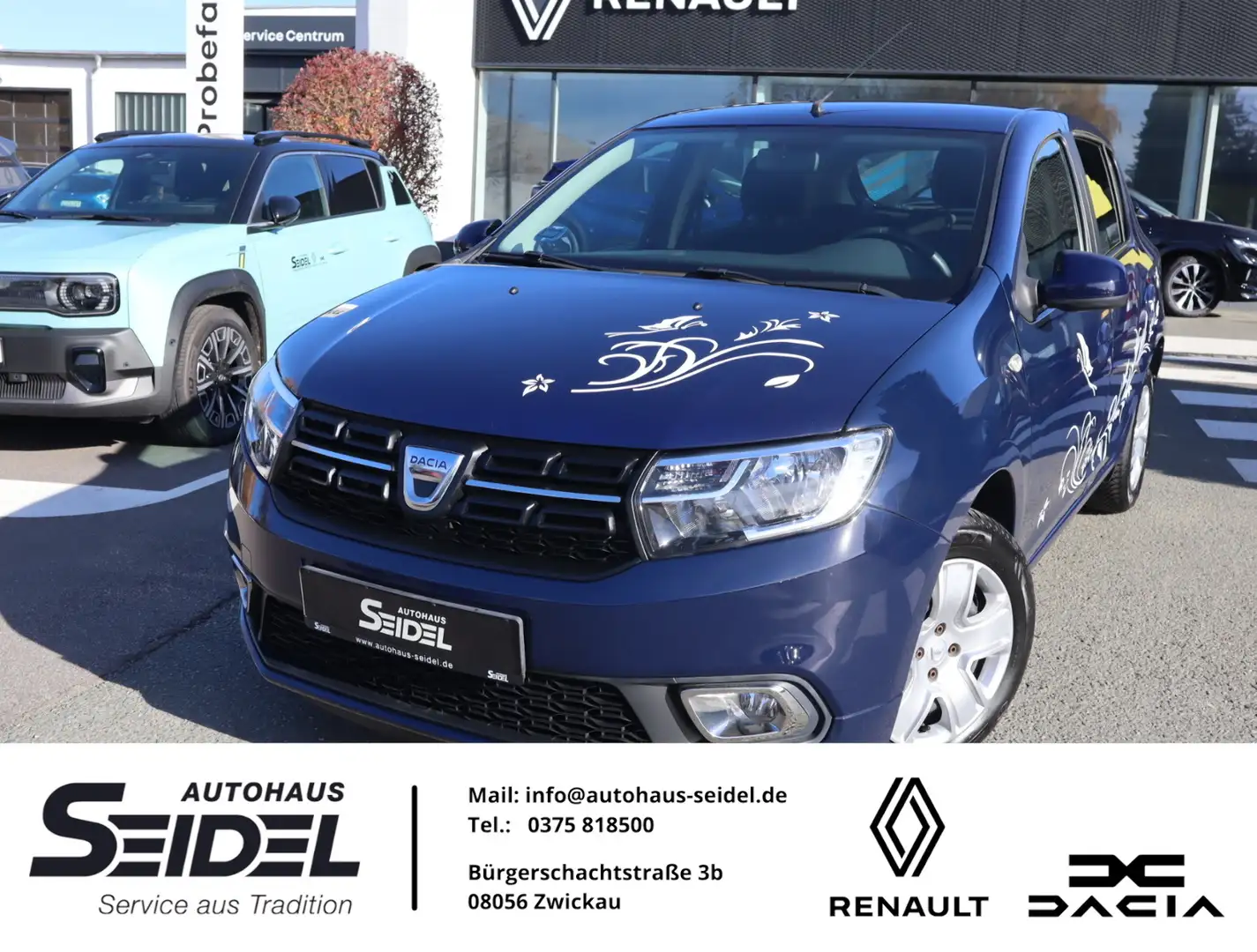Dacia Sandero 1.0 SCe 75 Laureate Blau - 1