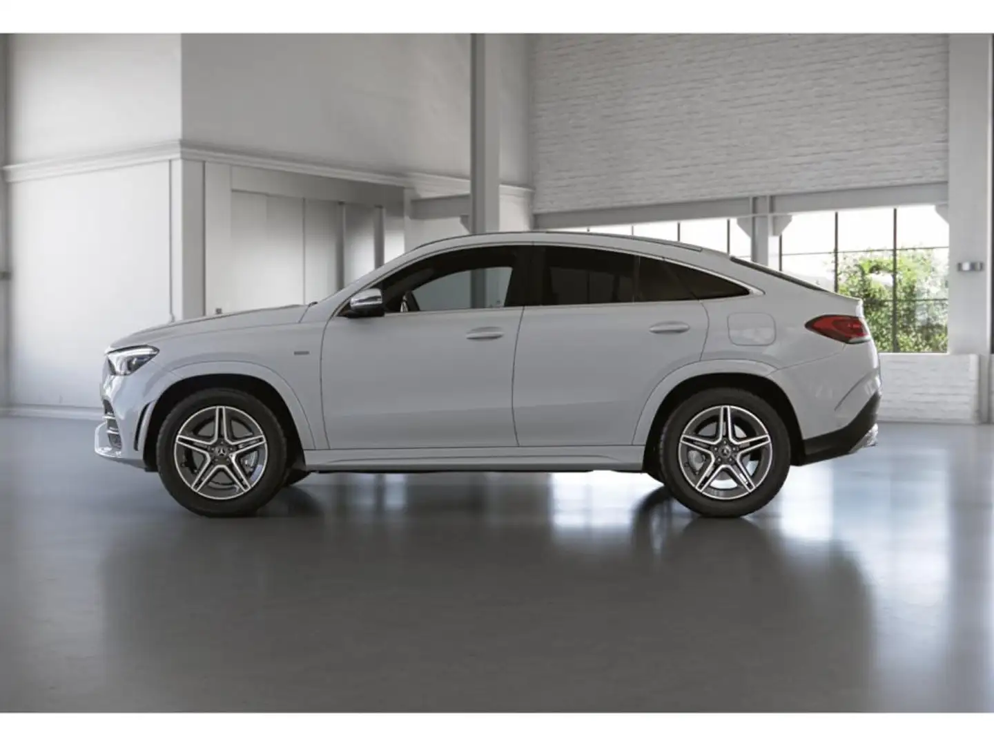 Mercedes-Benz GLE 350 de 4M Coupé AMG 360°+MBUX+AHK+HUD Weiß - 2