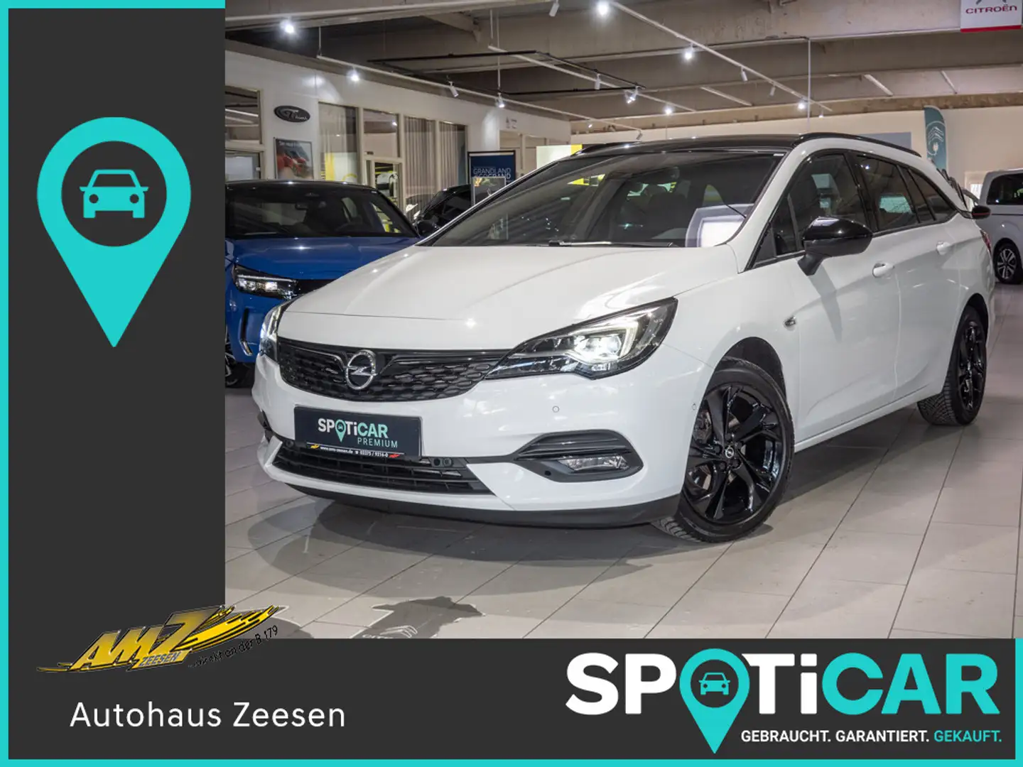 Opel Astra K ST 1.2 Ultimate BOSE NAVI HGSD AHK Blanc - 1