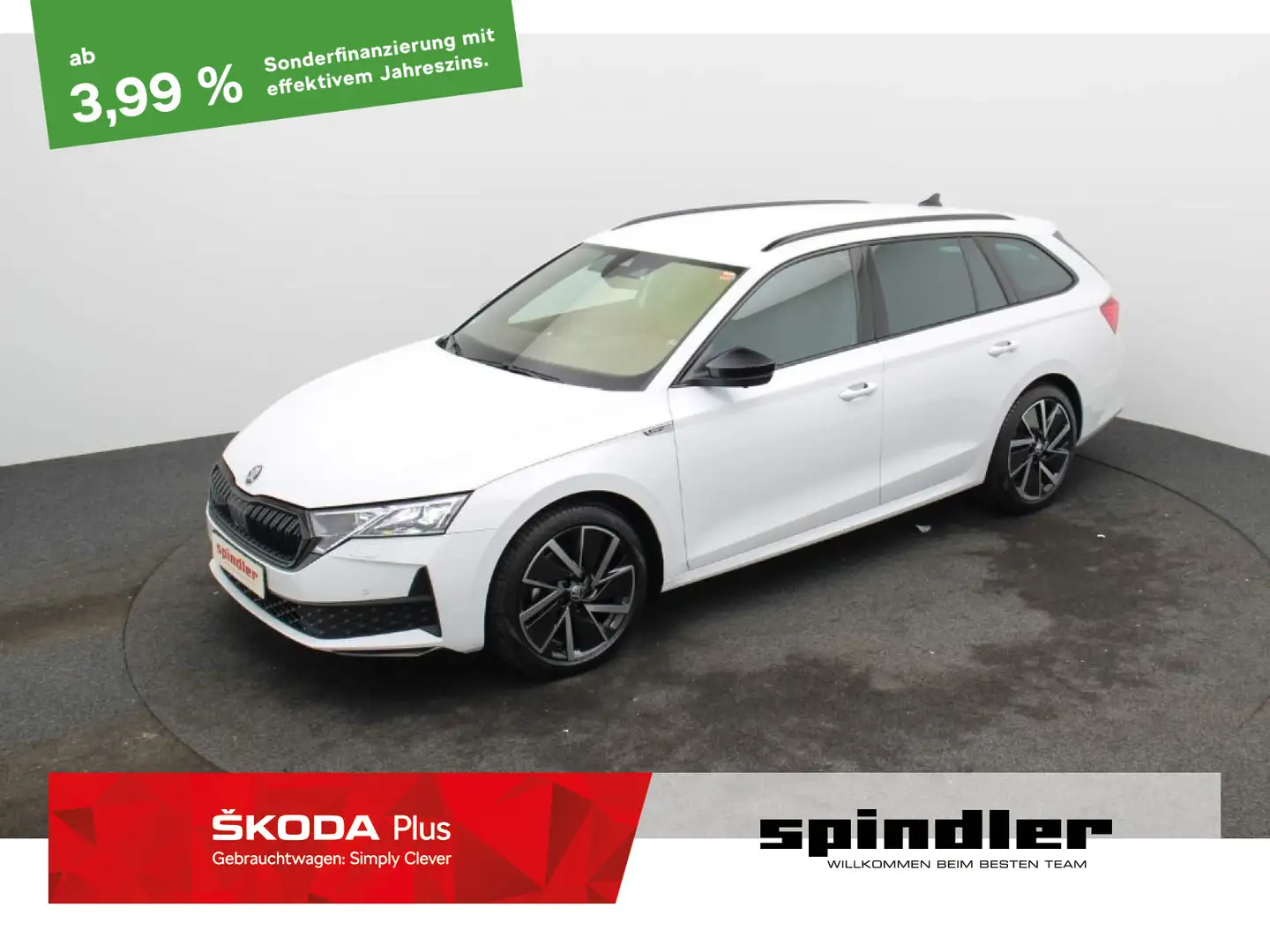 Skoda Octavia Combi Sportline 2.0 TDI DSG / Navi, LED Wit - 1