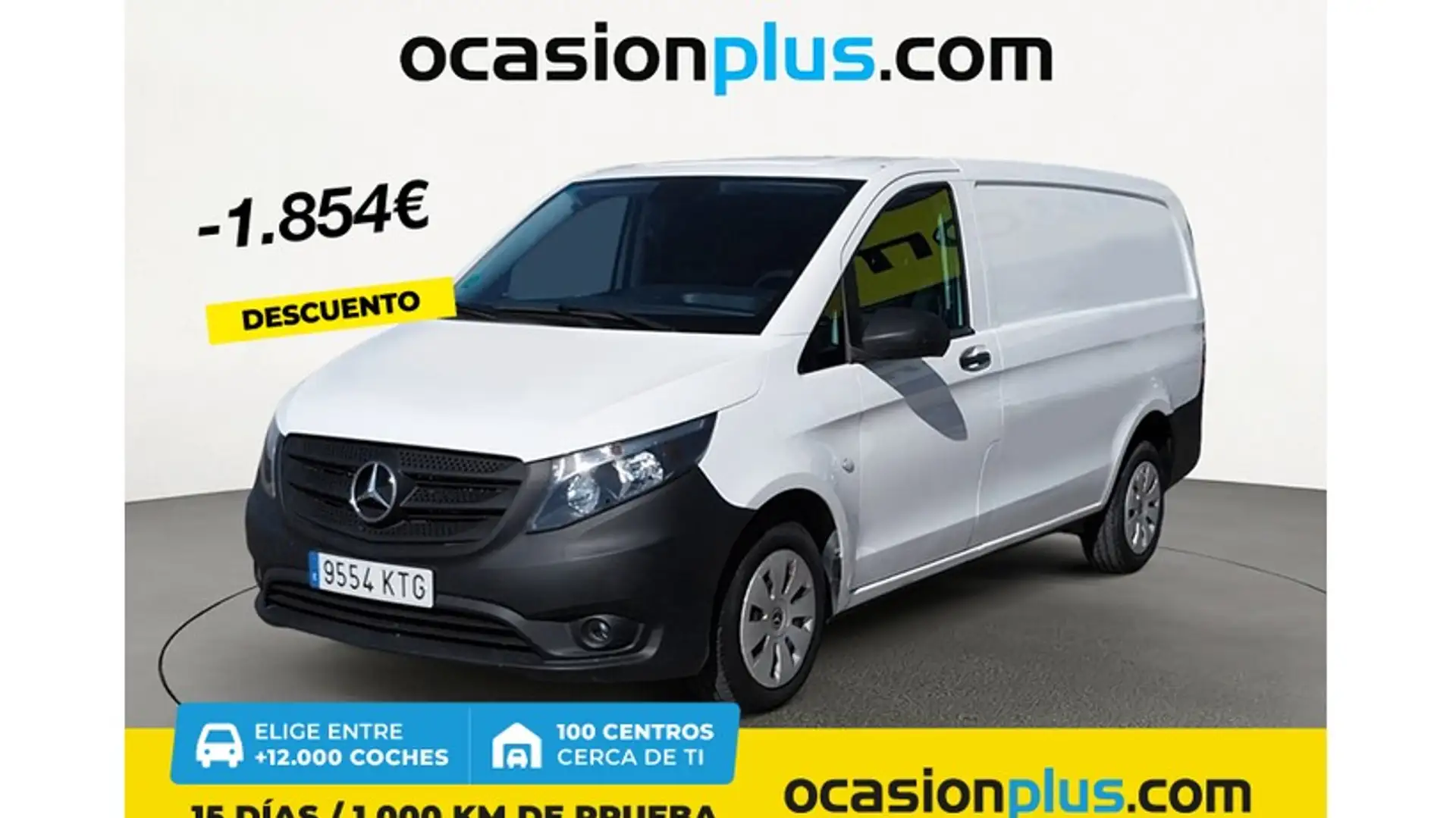 Mercedes-Benz Vito Furgón 111CDI Larga Alb - 1