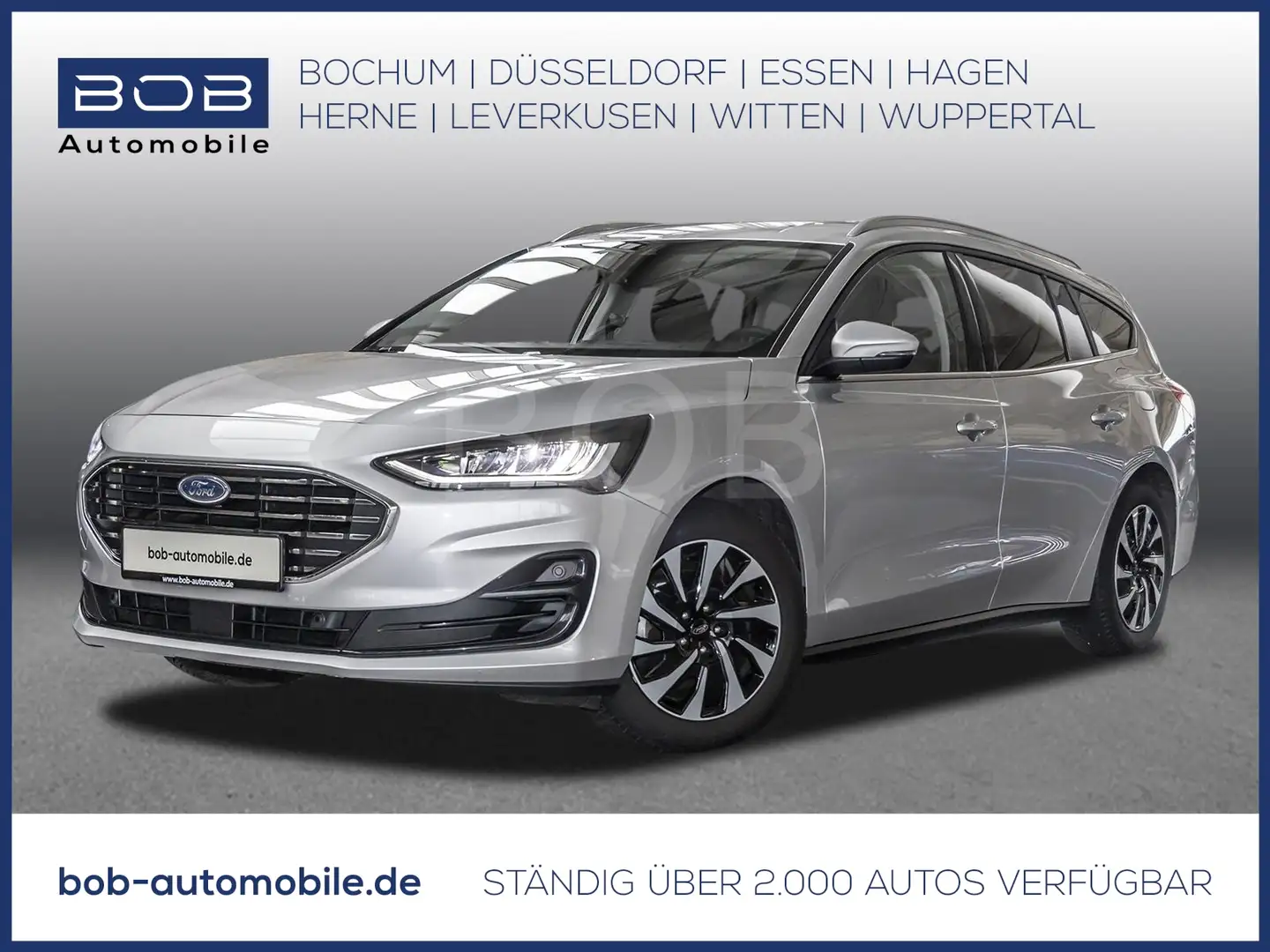 Ford Focus Turnier 1.0 EcoBoost Titanium NAVI LED SHZ Grigio - 1