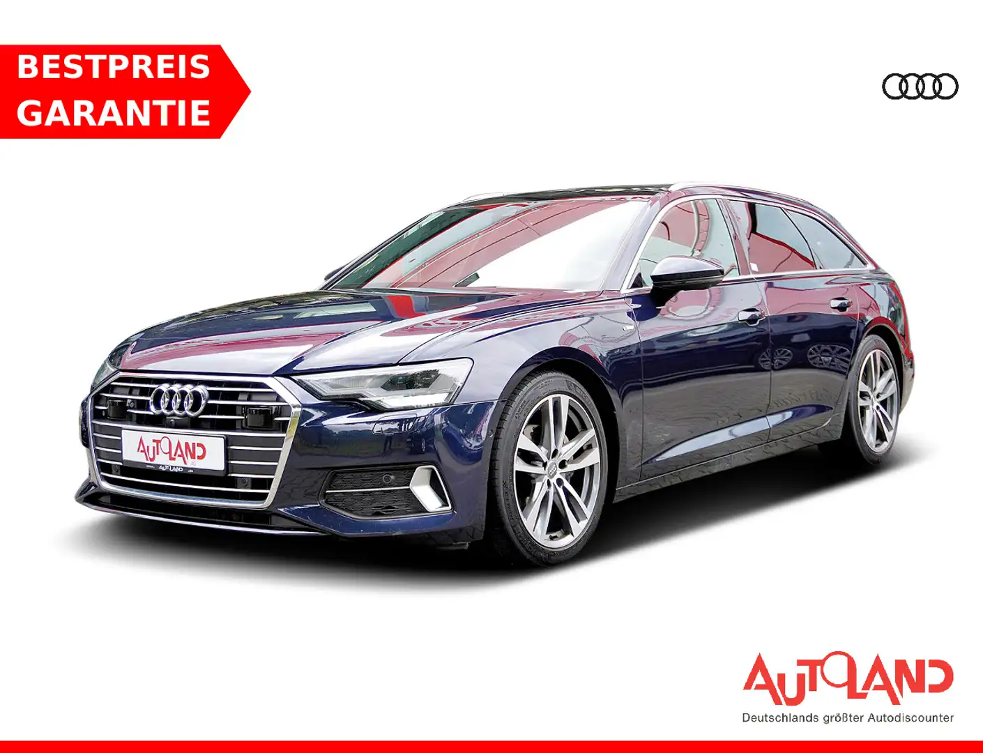 Audi A6 Avant S-Line 40 2.0 TDI 360° Panorama ACC LED Albastru - 1
