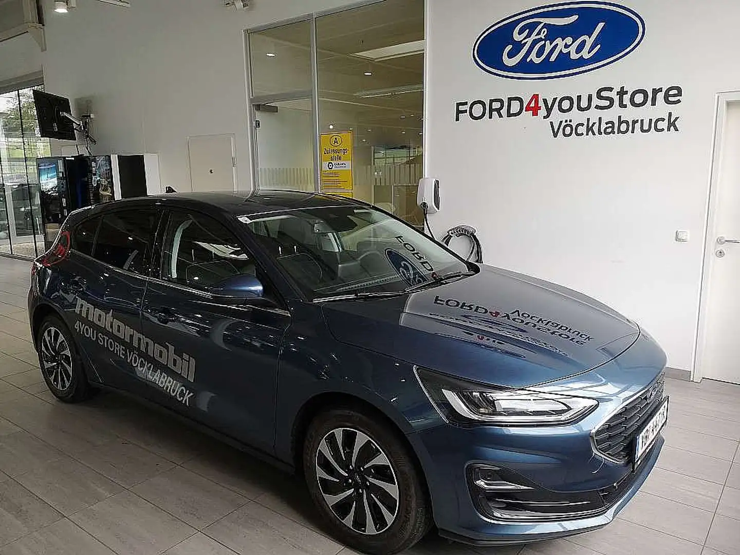 Ford Focus 1,0 EcoBoost Titanium Style Bleu - 1