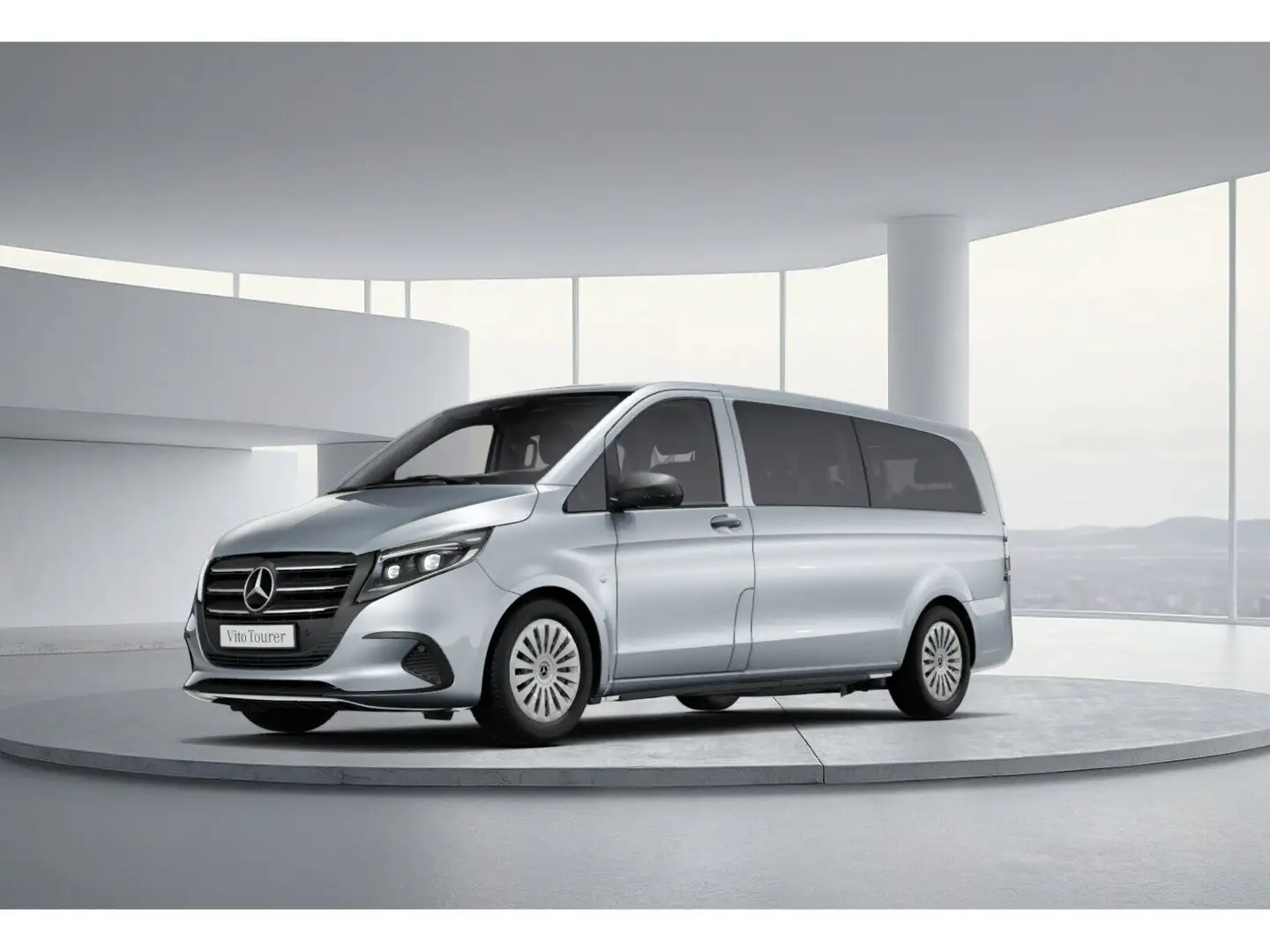 Mercedes-Benz Vito 114 CDI kombi PRO Extralang 9 Sitze Navi Silber - 1