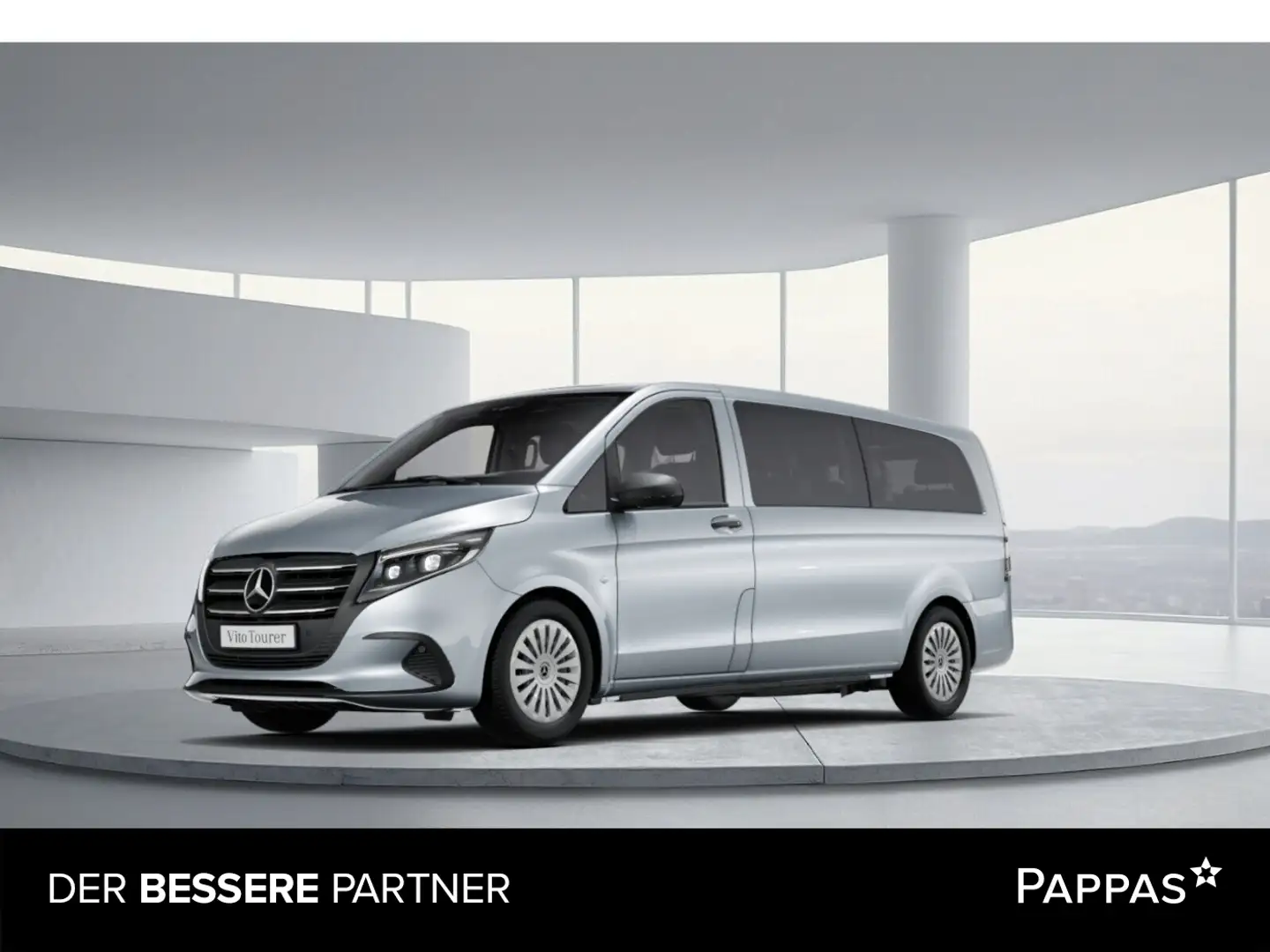 Mercedes-Benz Vito 114 CDI kombi 4x4 PRO Extralang 9 Sitze Navi Silber - 1