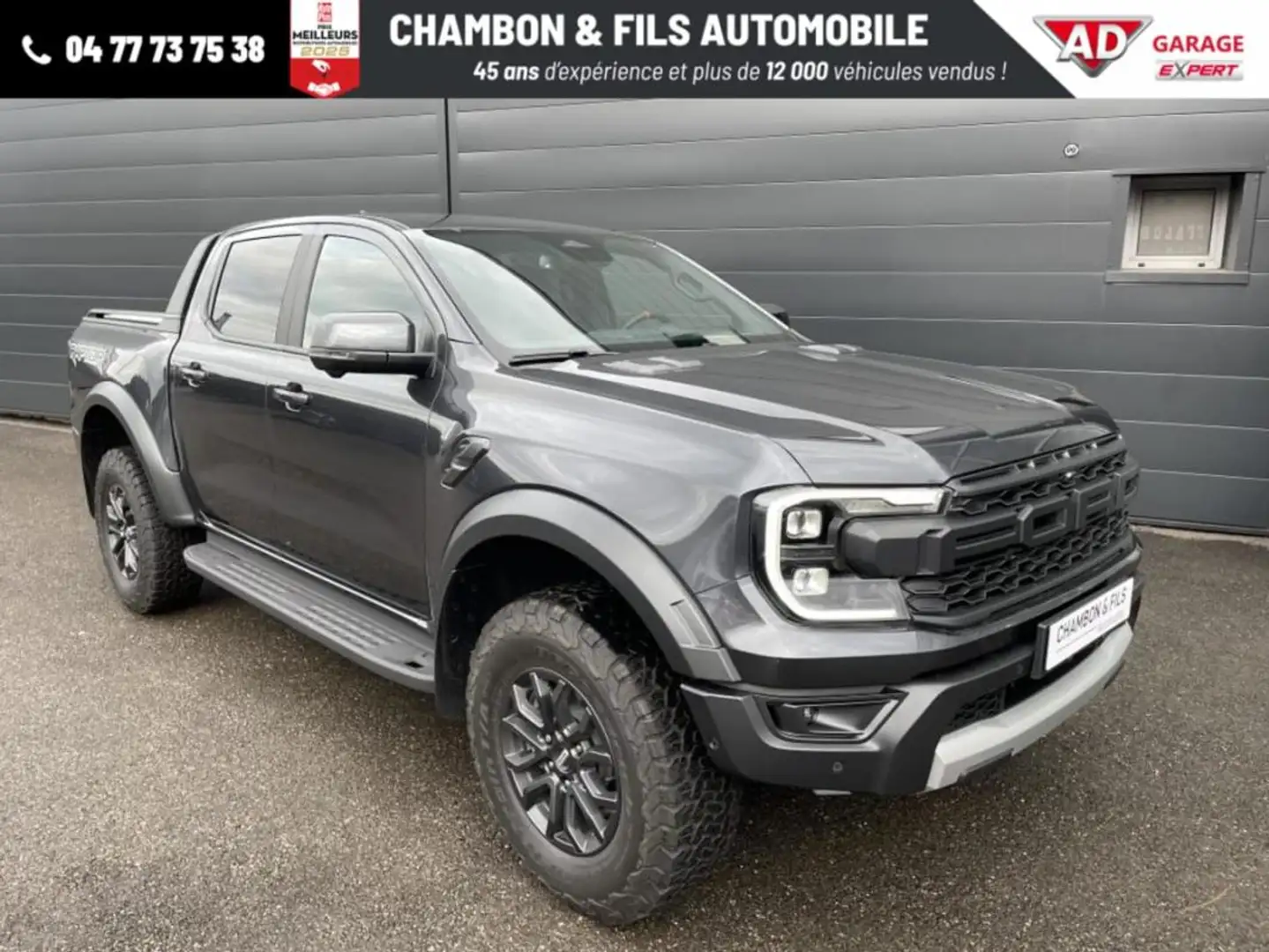 Ford Ranger DOUBLE CABINE 3.0 ECOBOOST V6 292 CH BVA10 RAPTOR  Gris - 1