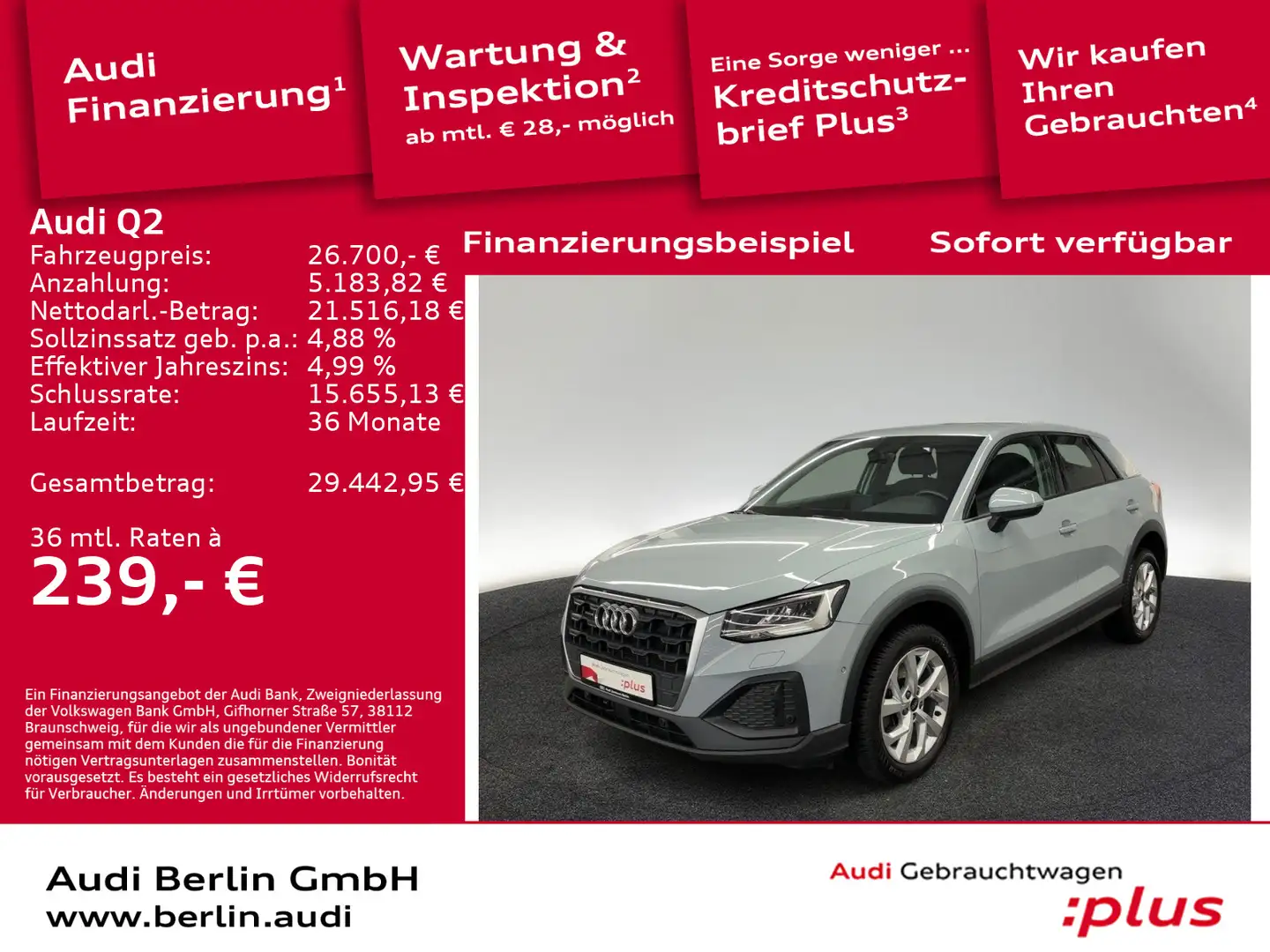 Audi Q2 40 TFSI qu.S tronic LED RFK DAB SITZHZG Grijs - 1