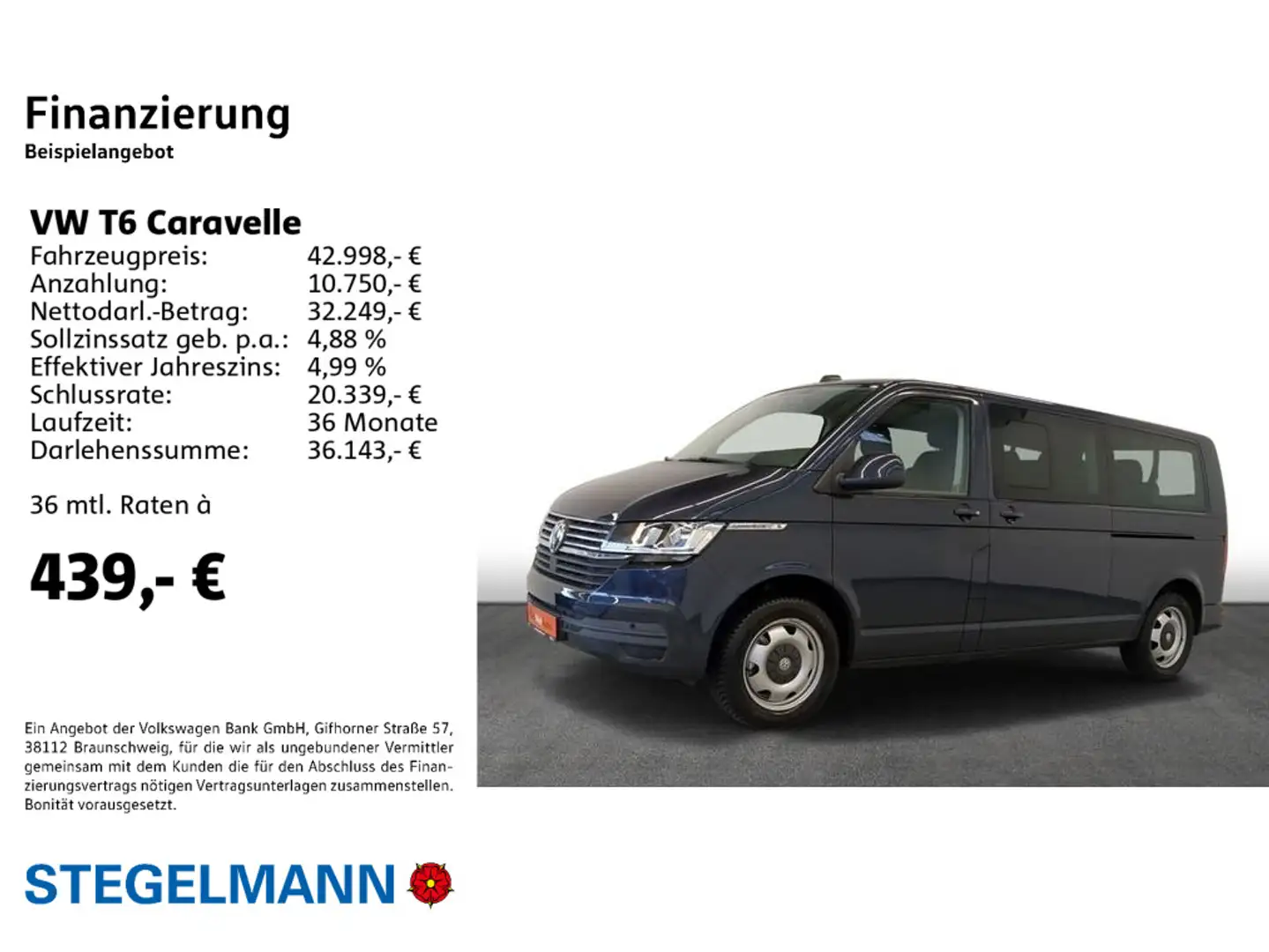 Volkswagen T6 Caravelle LR DSG Comfortline Bleu - 2