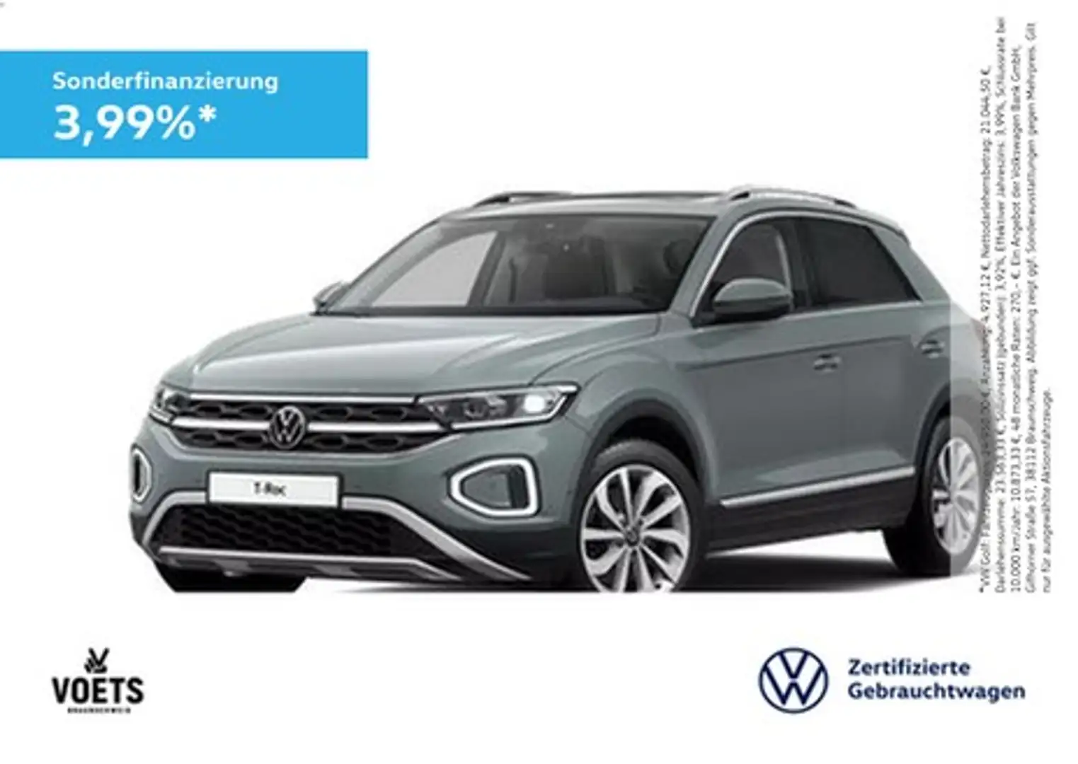 Volkswagen T-Roc Style 2.0 TDI DSG MATRIX-PANO+RearView+AHK Blau - 1