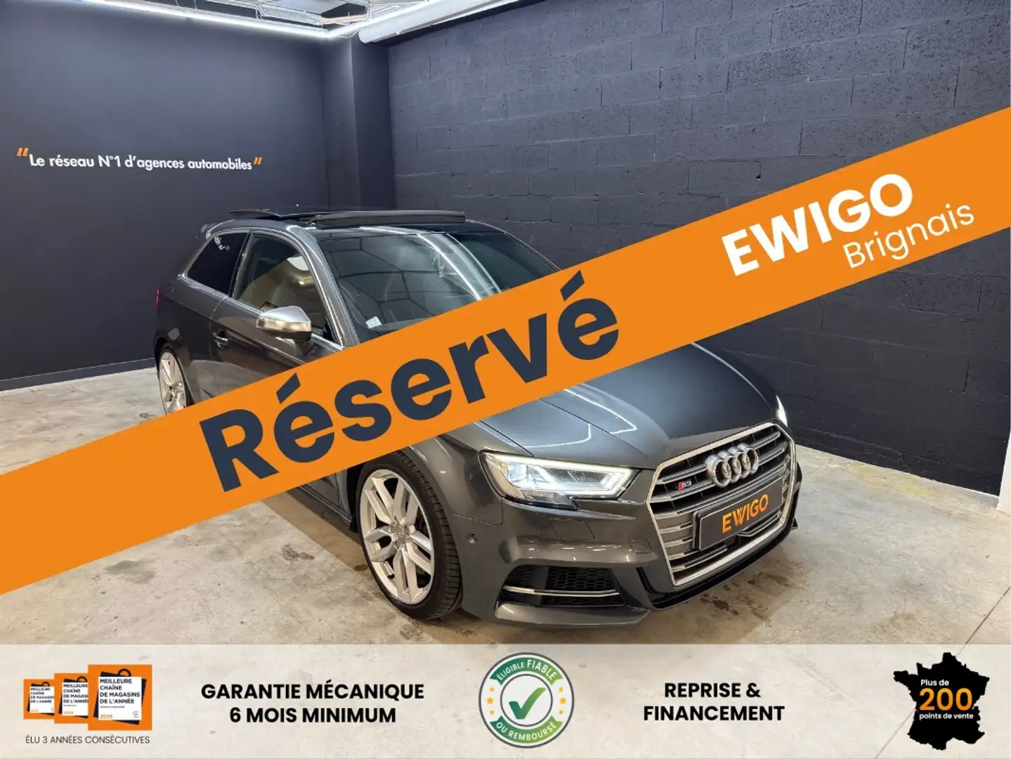 Audi S3 2.0 TFSI 310 QUATTRO BVM / CARPLAY / TOIT OUVRANT / B&O / COBRA - 1