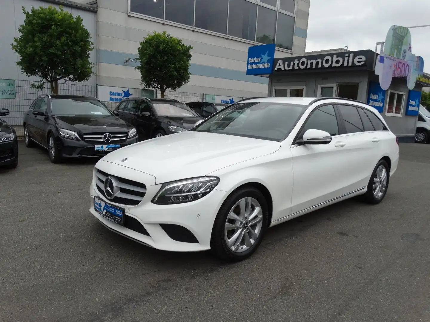 Mercedes-Benz C 220 d 9G-Tronic*LED*Burmeister*Leder*Navi*1Hand Blanco - 2