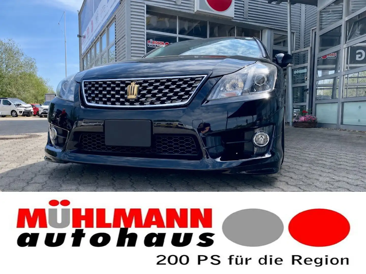 Toyota Crown Athlete 3.5 V6 JDM | RHD | 315 PS | Soft-Close | Schwarz - 1