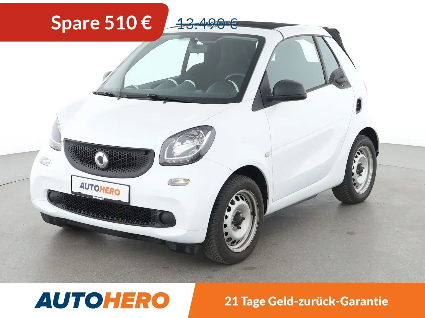 smart forTwo 1.0 Standard Aut.*CABRIO*SITZHEIZUNG*TEMPO* Alb - 1