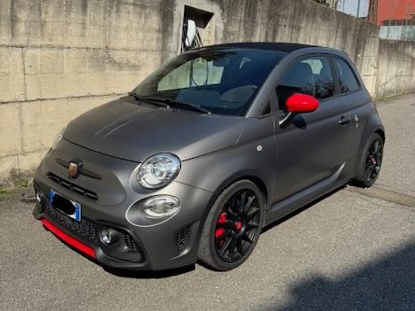 Abarth 595 Competizione 180cv CABRIO GRIGIO OPACO!! Grau - 1