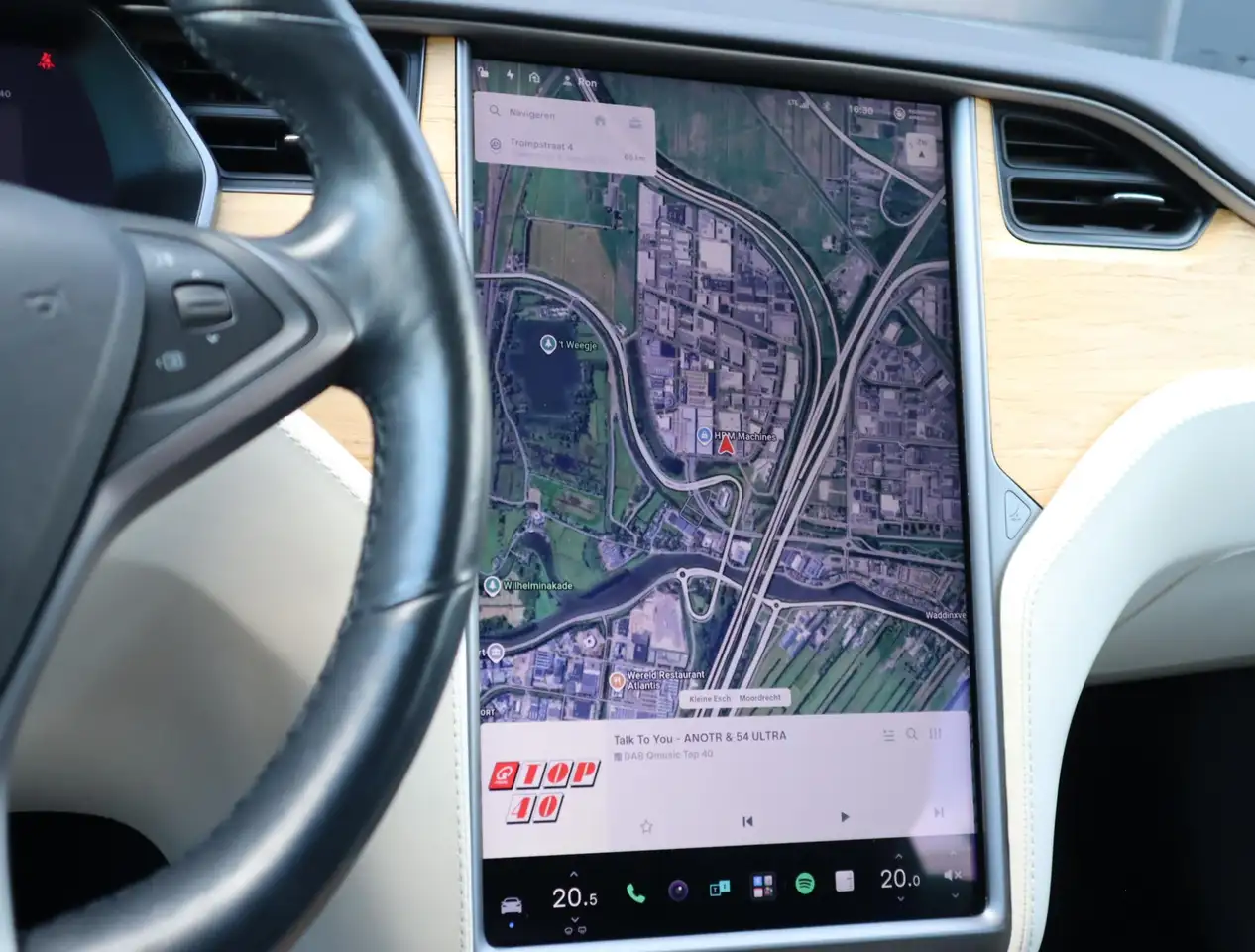 Tesla Model S Long Range Plus SOH 92% Autopilot Leer, миниатюра 13