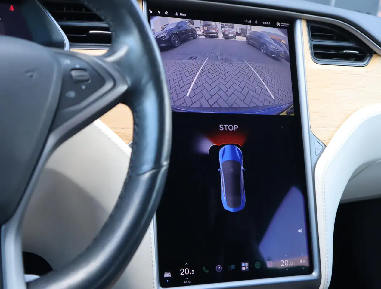 Tesla Model S Long Range Plus SOH 92% Autopilot Leer, миниатюра 14