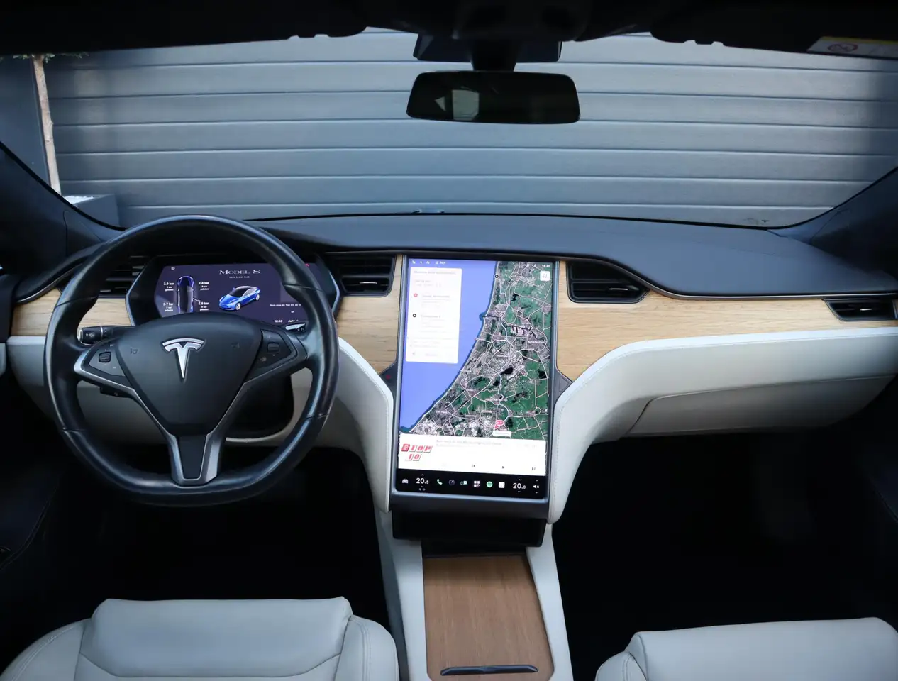 Tesla Model S Long Range Plus SOH 92% Autopilot Leer, миниатюра 4