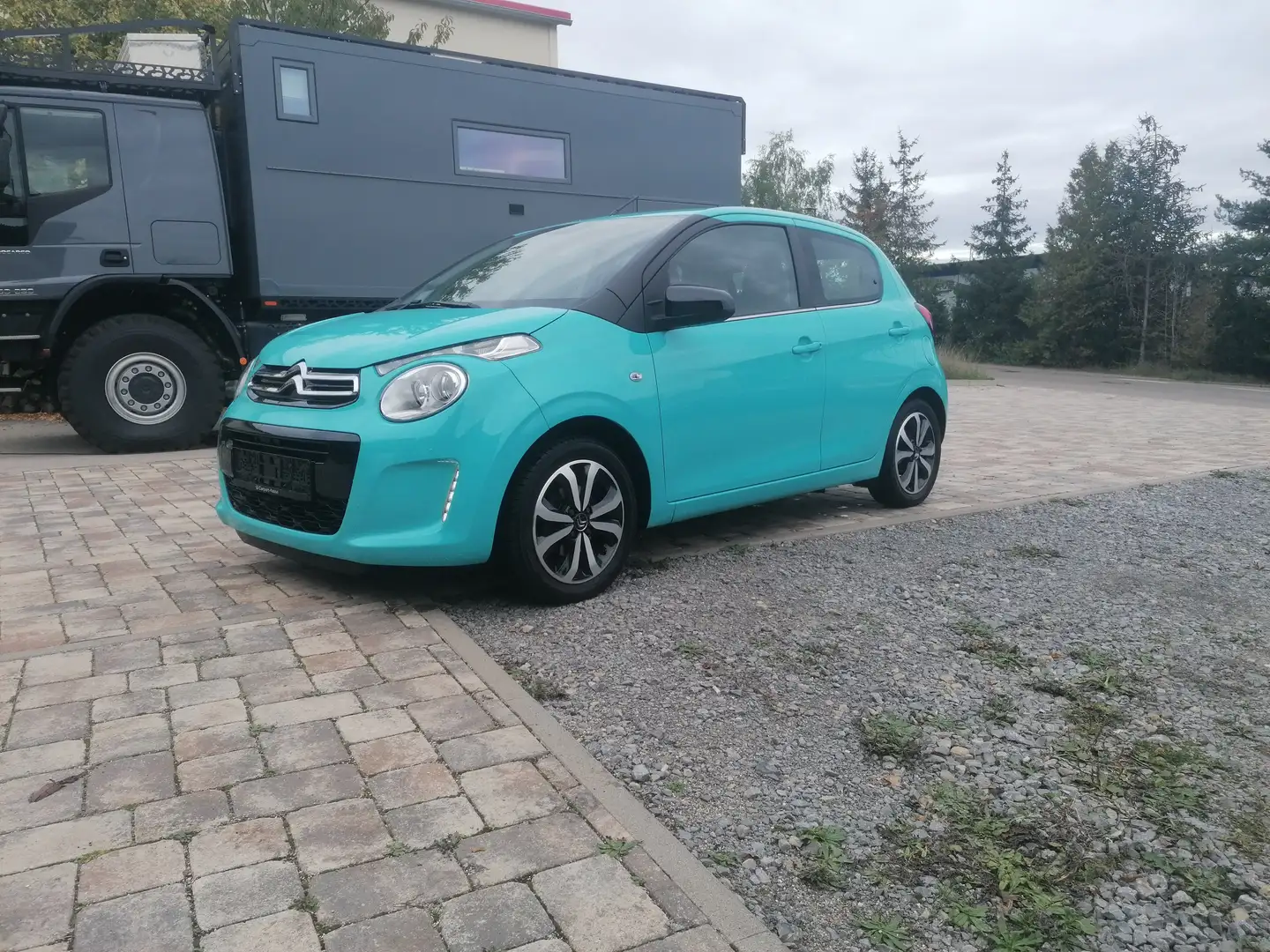 Citroen C1 Start/Klimaautomatik/TÜV 10-2027/2 Hand Blau - 2