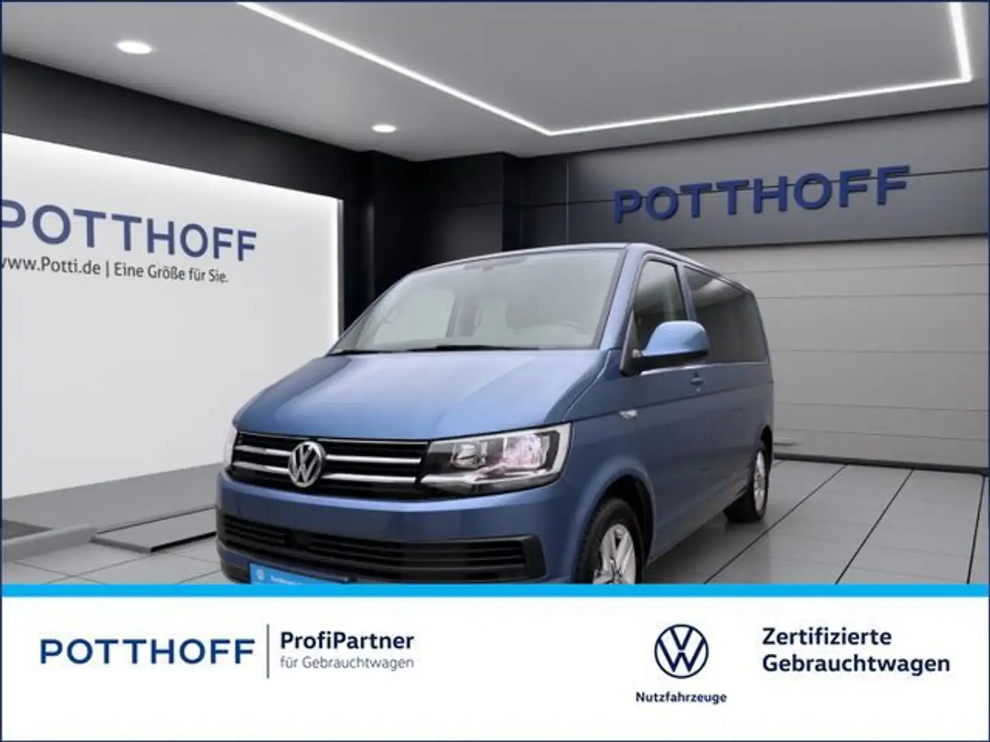 Volkswagen T6 Multivan 2.0 TDI DSG COMFORTLINE AHK ACC NAVI Blau - 1