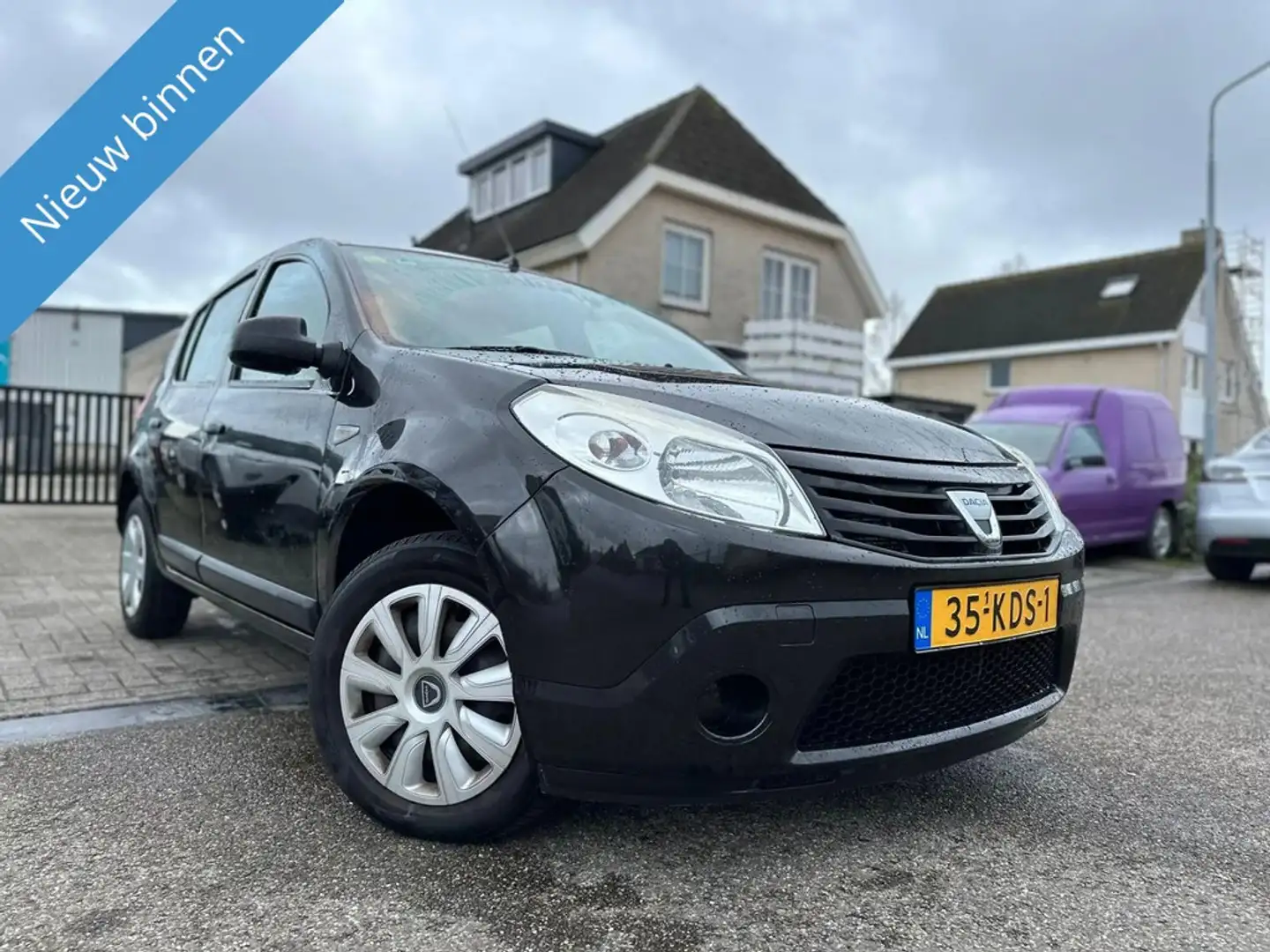 Dacia Sandero 1.2 Ambiance NW. KOPPELING 1STE EIGENAAR Noir - 1