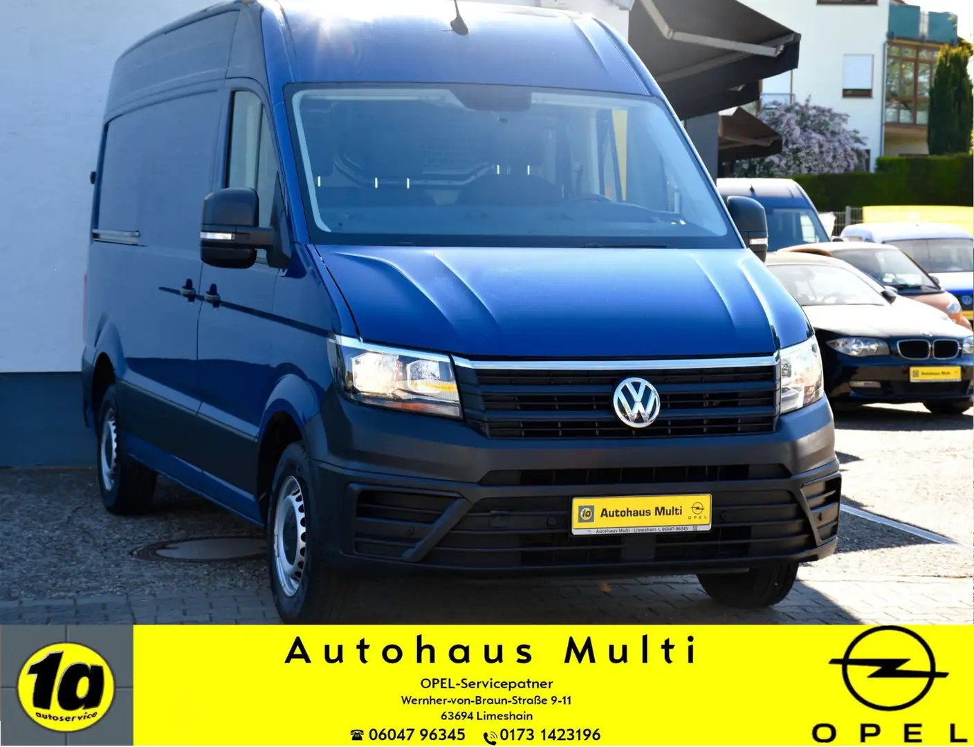 Volkswagen Crafter Kasten30 mittellang Hochdach Schwingsitz Azul - 1