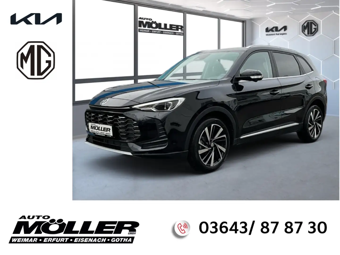 MG ZS Hybrid+ Luxury MY25 360°Kam. el. Sitz Leder Kamera Schwarz - 1