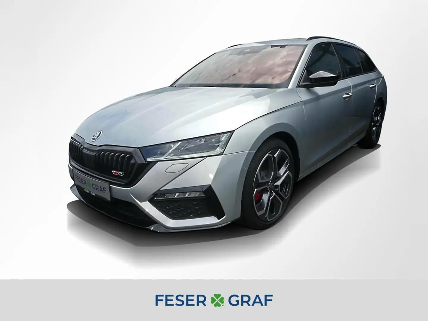 Skoda Octavia Combi RS 2,0TDI DSG 4x4 LED,AHK,PANO,NAV Silber - 1