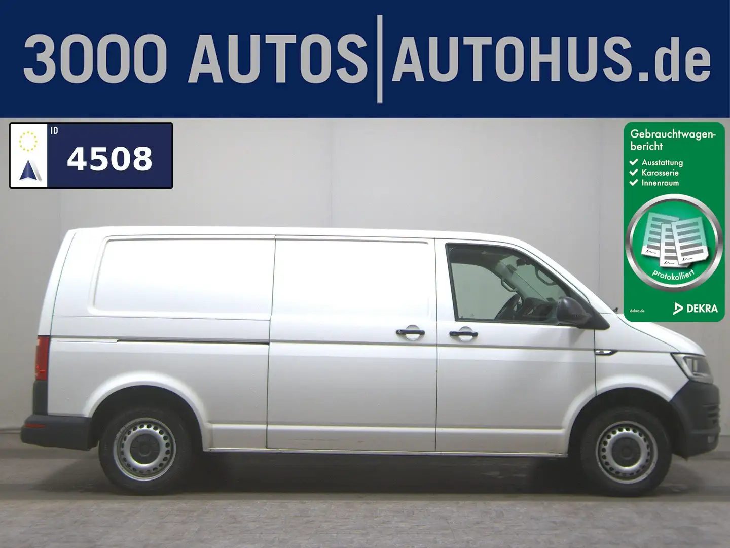 Volkswagen T6 Transporter 2.0 TDI Navi Klima Regale RFK SHZ Weiß - 1