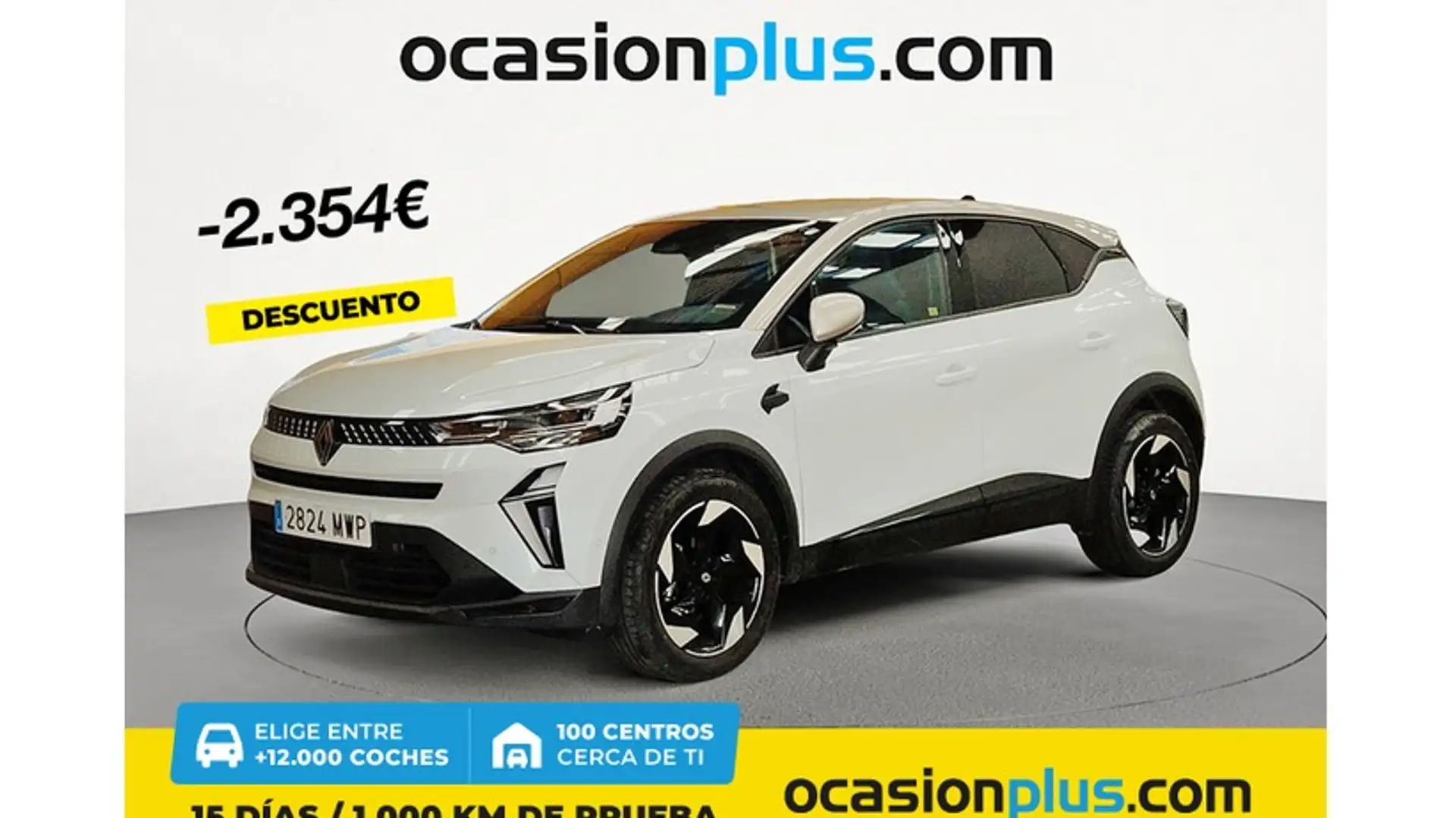 Renault Captur TCe GPF Micro Híbrido Techno EDC 117kW Blanco - 1
