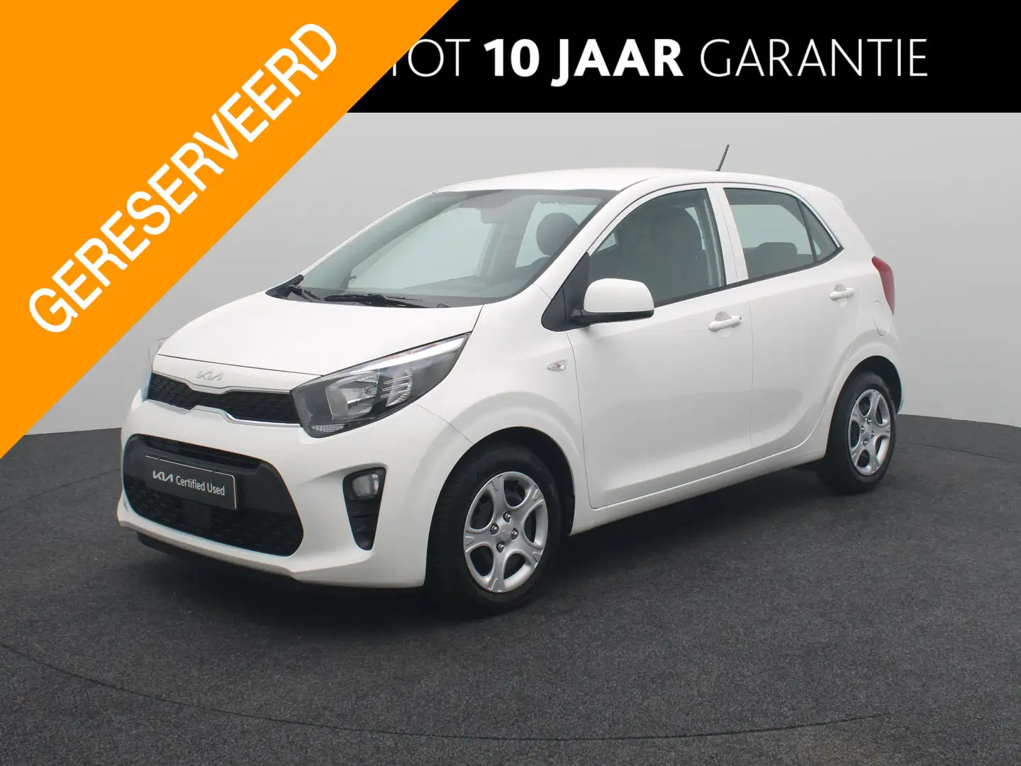 Kia Picanto 1.0 DPi ComfortLine | Airco | USB | Radio | Blueto Weiß - 1