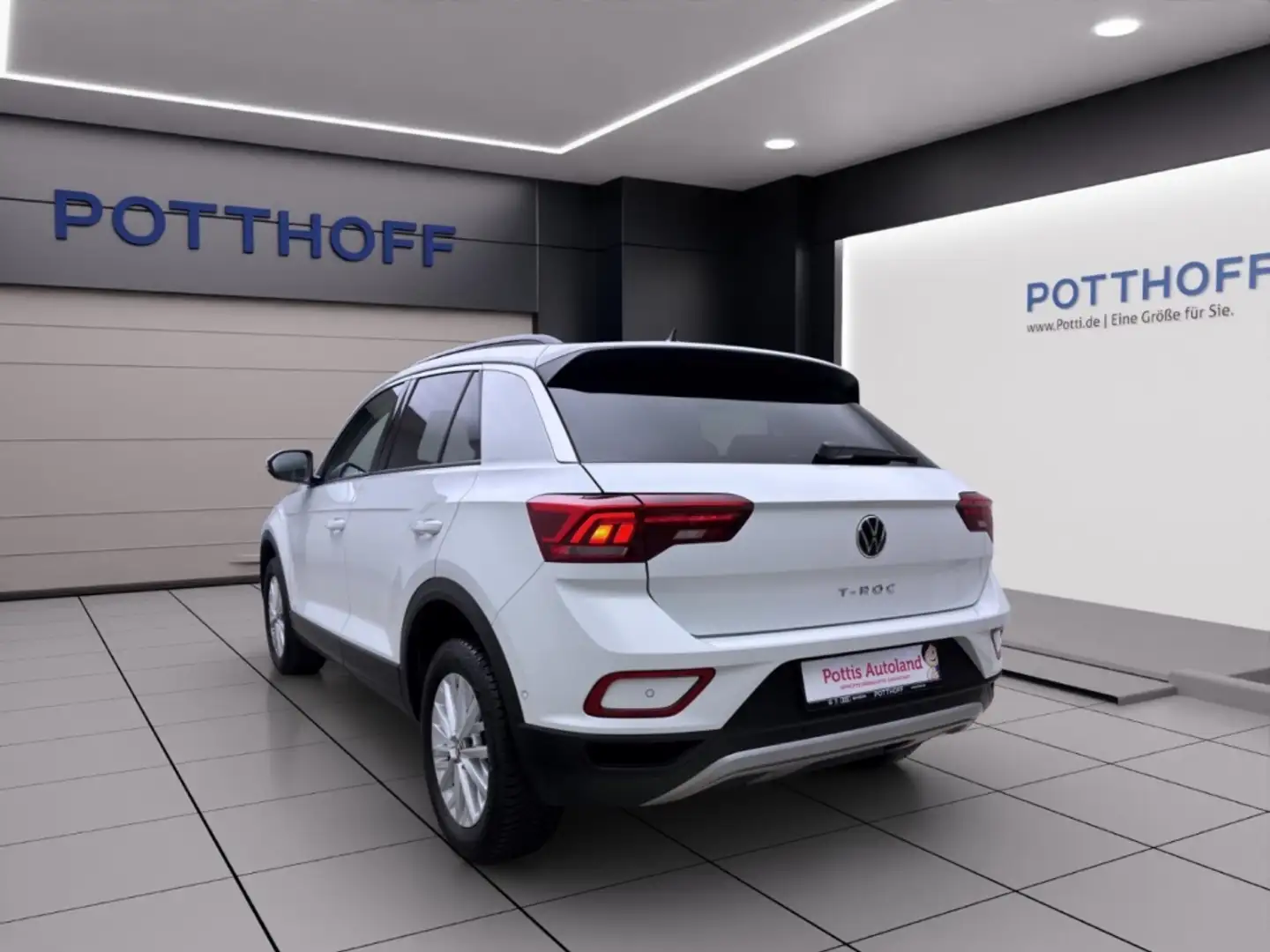Volkswagen T-Roc 1.0 TSI LIFE PDC NAVI PARKLENK LM16 Weiß - 2
