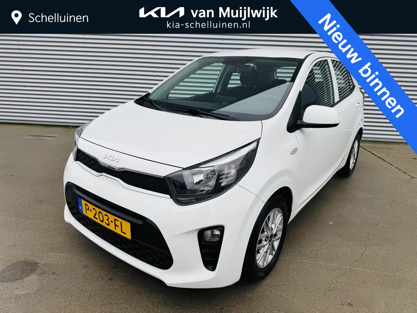Kia Picanto 1.0 DPi DynamicLine NW geleverd & Onderhouden | Ca Blanc - 1