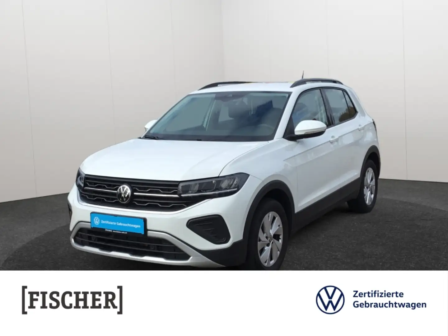Volkswagen T-Cross 1.0TSI Life LED Navi SHZ Rear View ACC PDC Weiß - 1