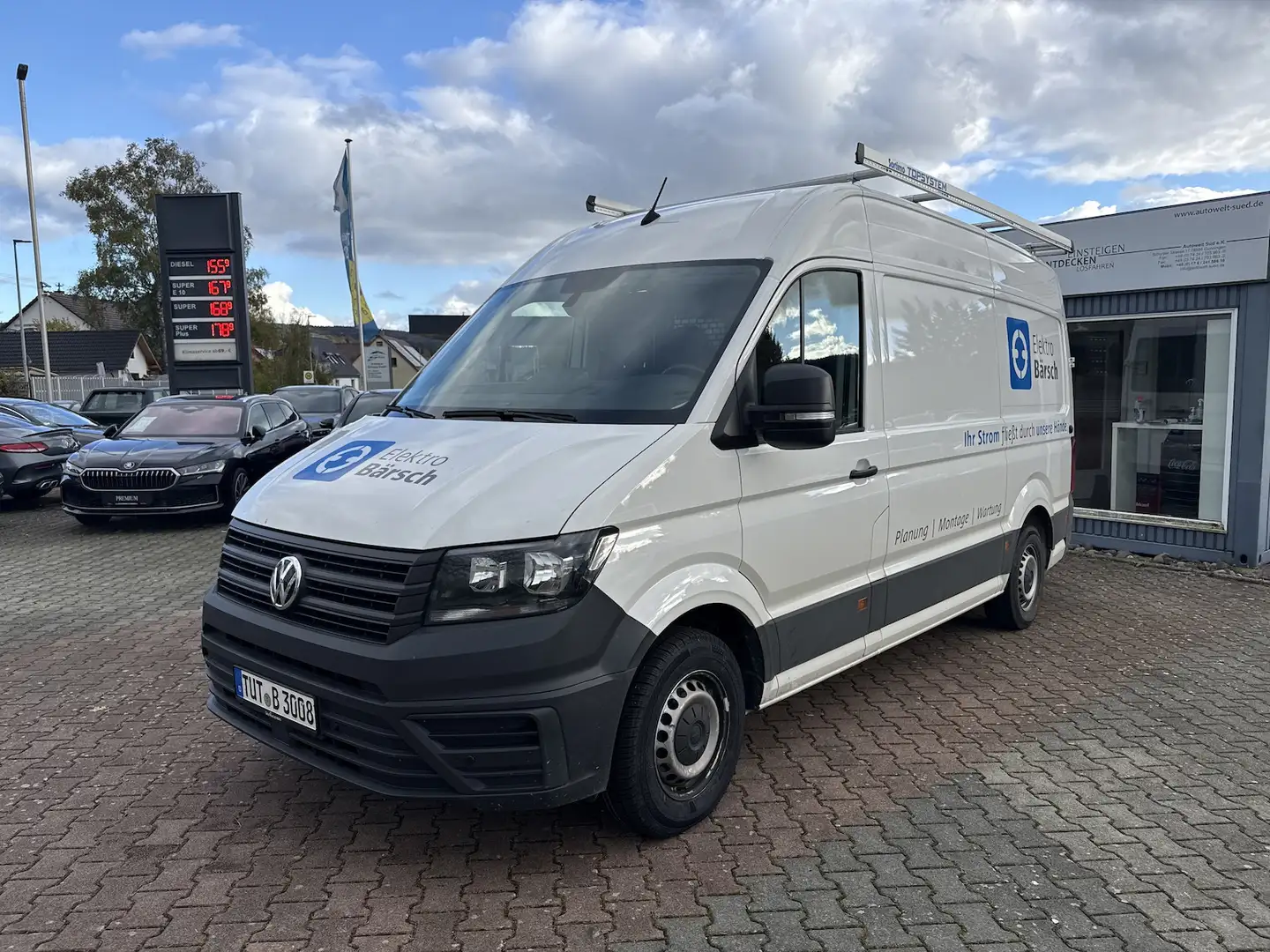 Volkswagen Crafter Kasten Hochdach 2.0 TDI Klima Sortimo Weiß - 2